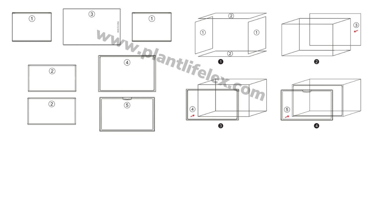 Acrylic Plant Display Instructions Plantlifelex