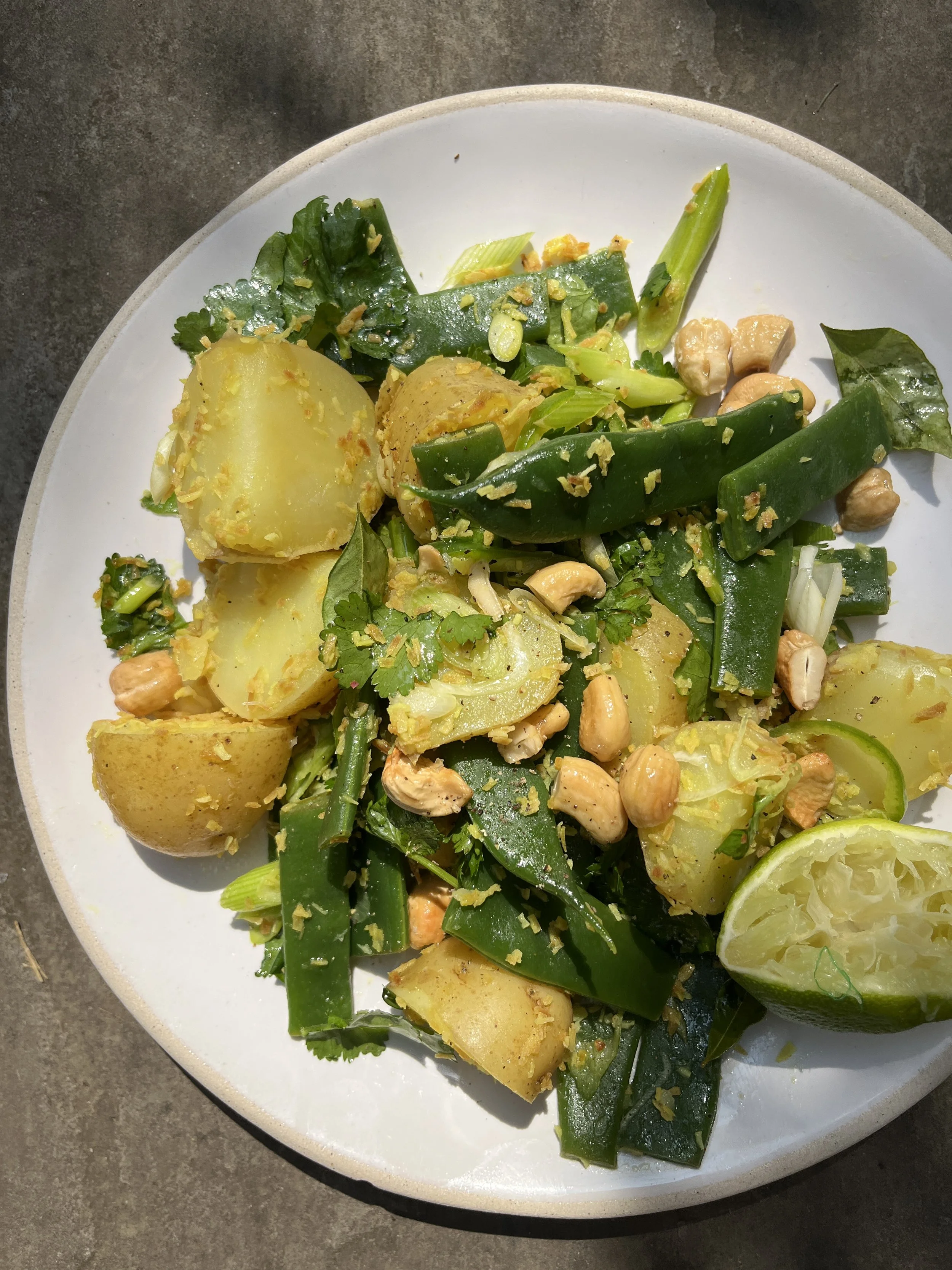 Curry Leaf &amp; Coconut Potato Salad