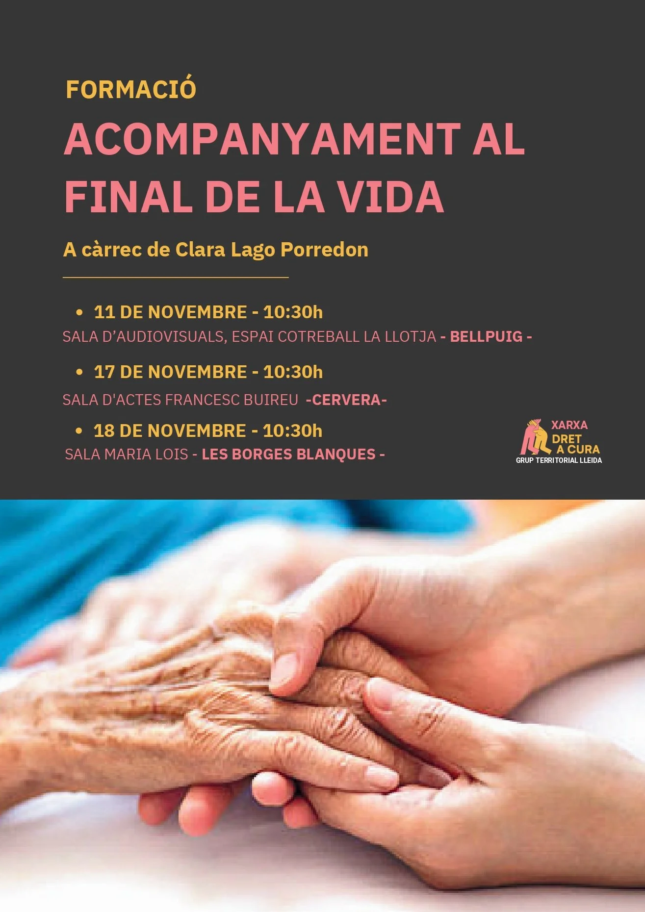 FORMACIÓ: ACOMPANYAMENT A FINAL DE LA VIDA