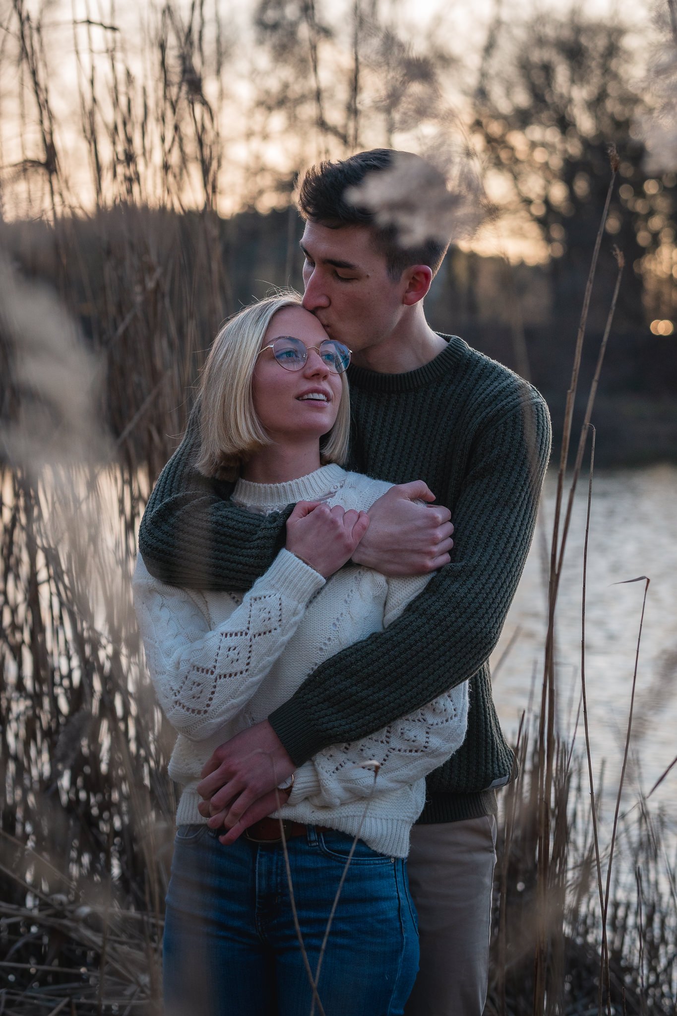 Sonnenuntergang am See