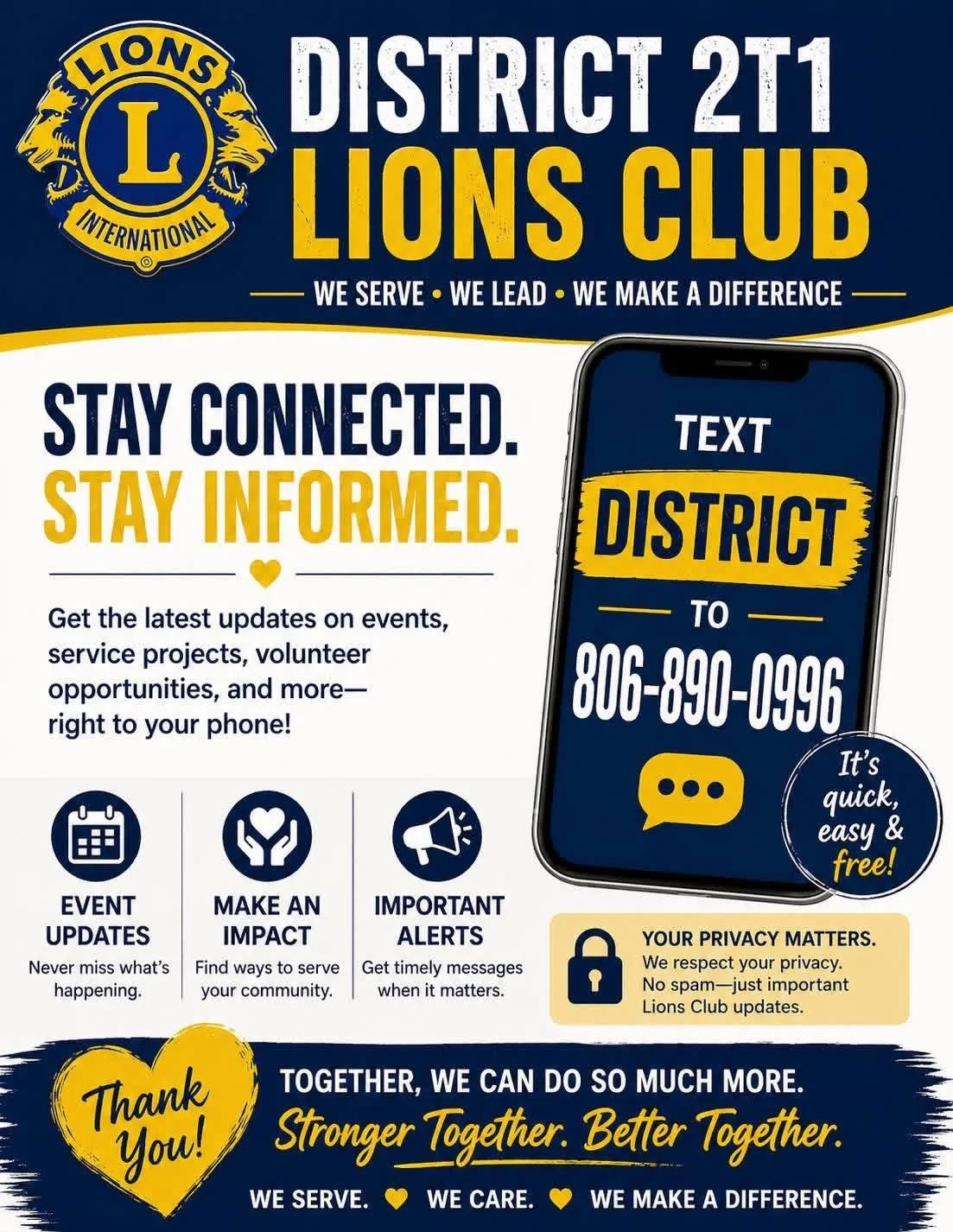 Stay Connected, Stay Informed