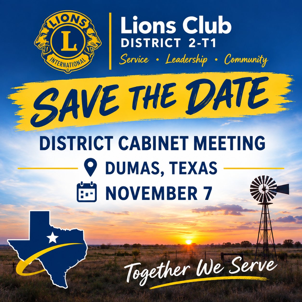 Save the Date!
