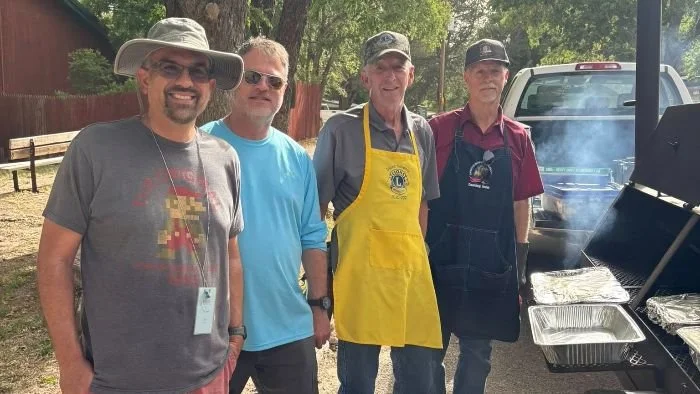 Amarillo Downtown and Canyon Lions teamed up to serve food at Ceta Canyon.