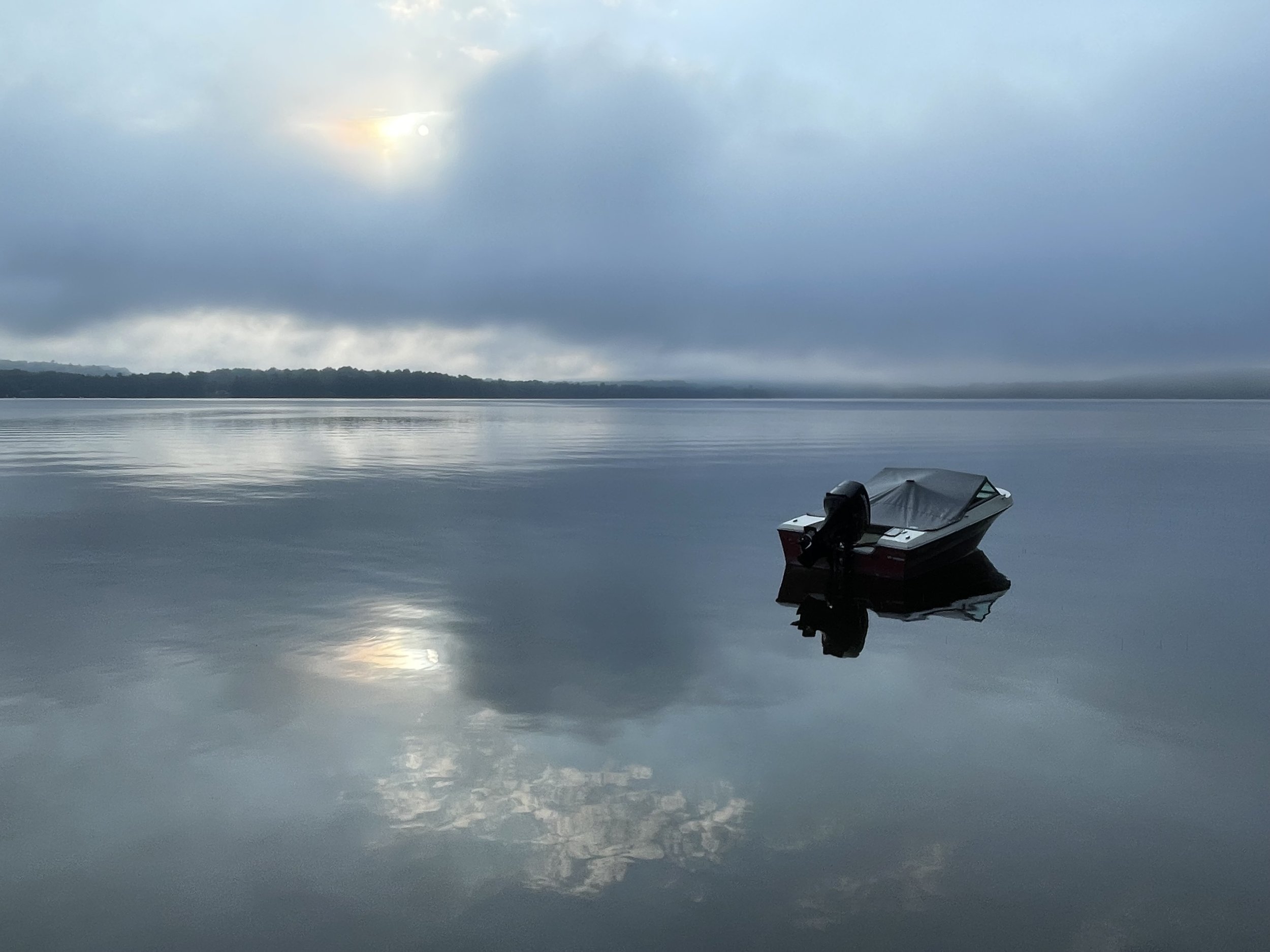 Boat Alone by Mary Ann Lukachko