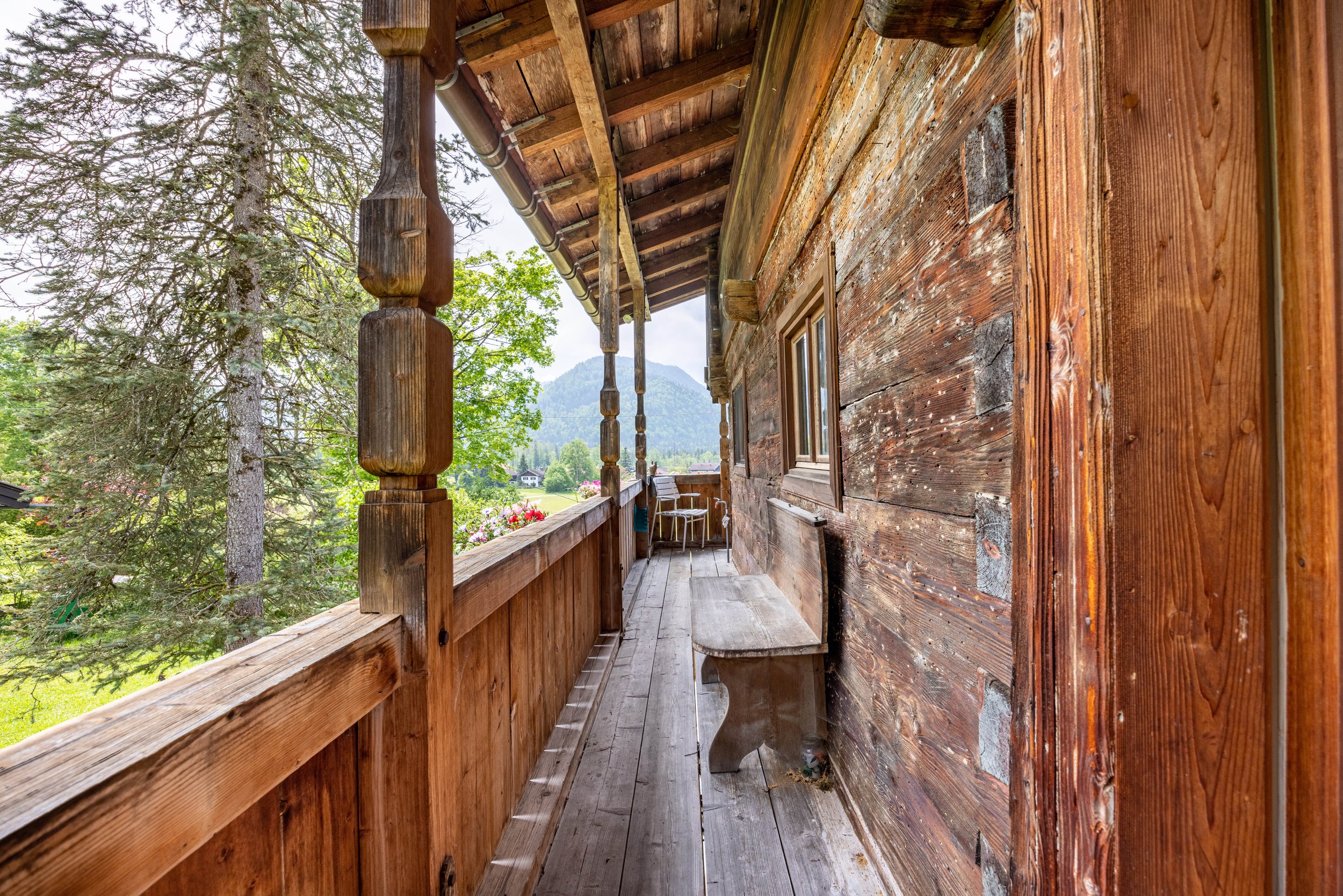 BAND Architektur – Bestandsaufnahme eines historischen Söllers in Blockbauweise in einem Bauernhaus in Lenggries.