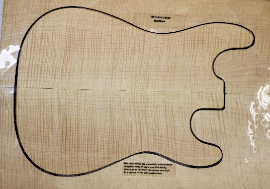 5A Flame Maple (Only with Binding) - 6145