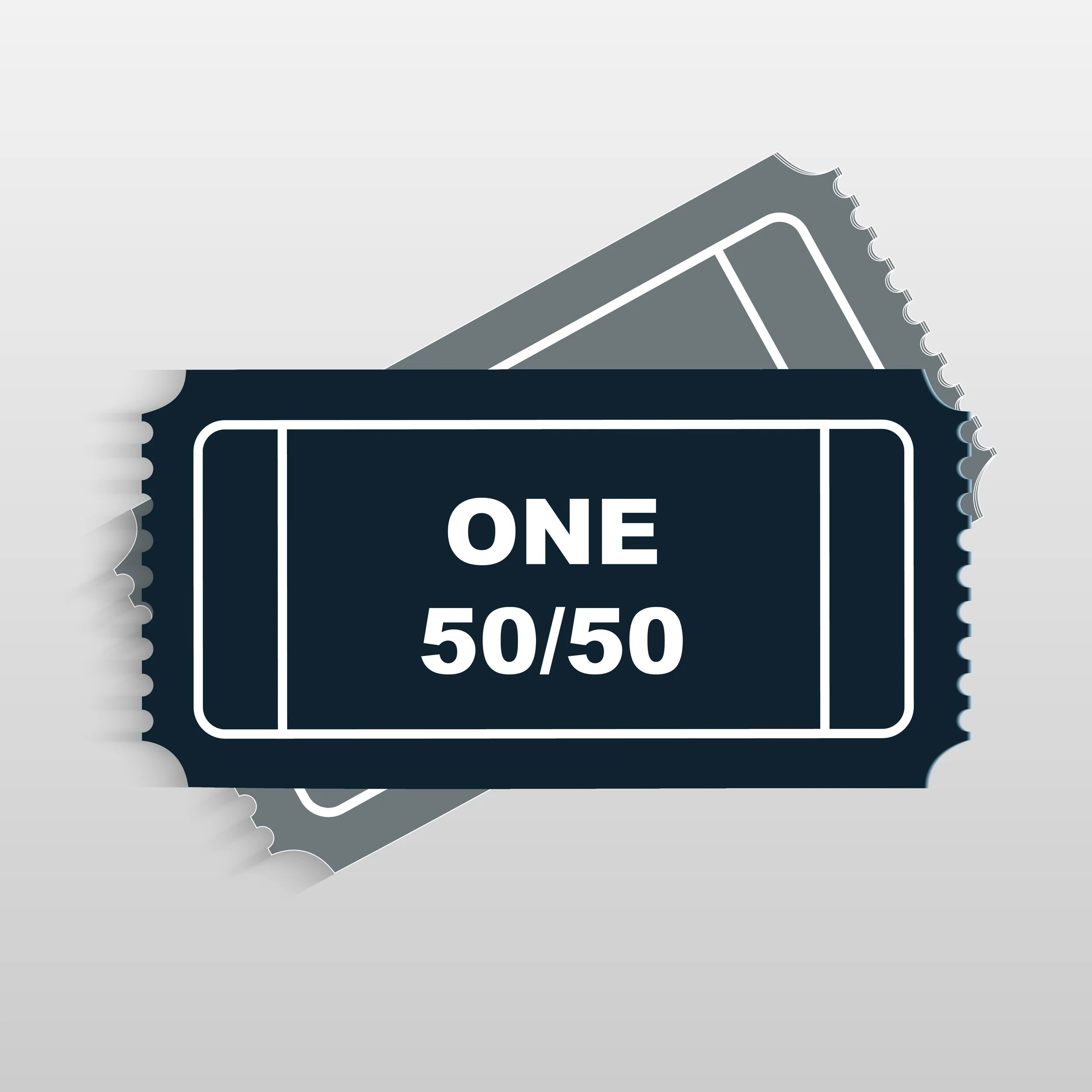 50/50 Raffle Ticket