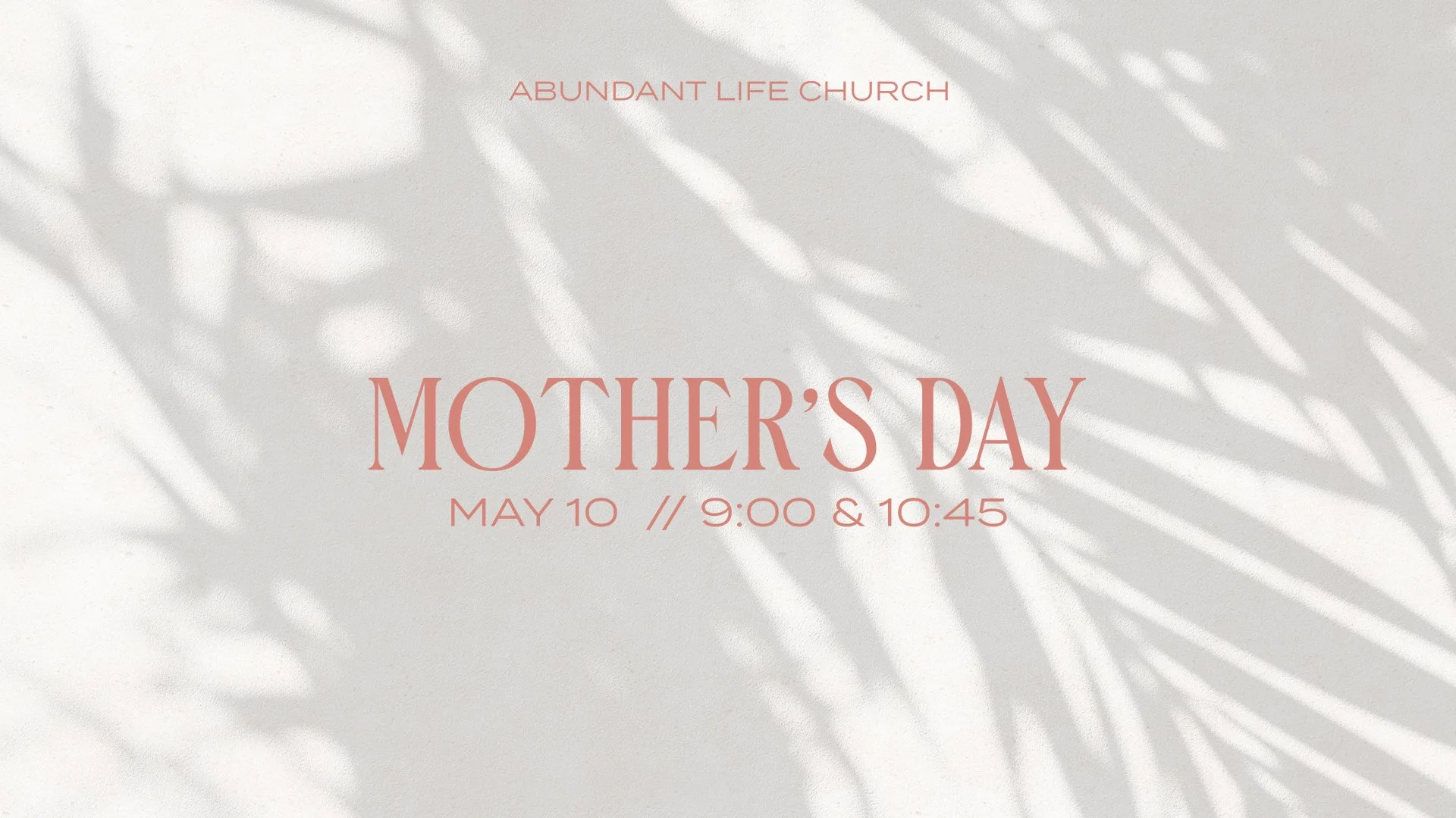 Mother’s Day