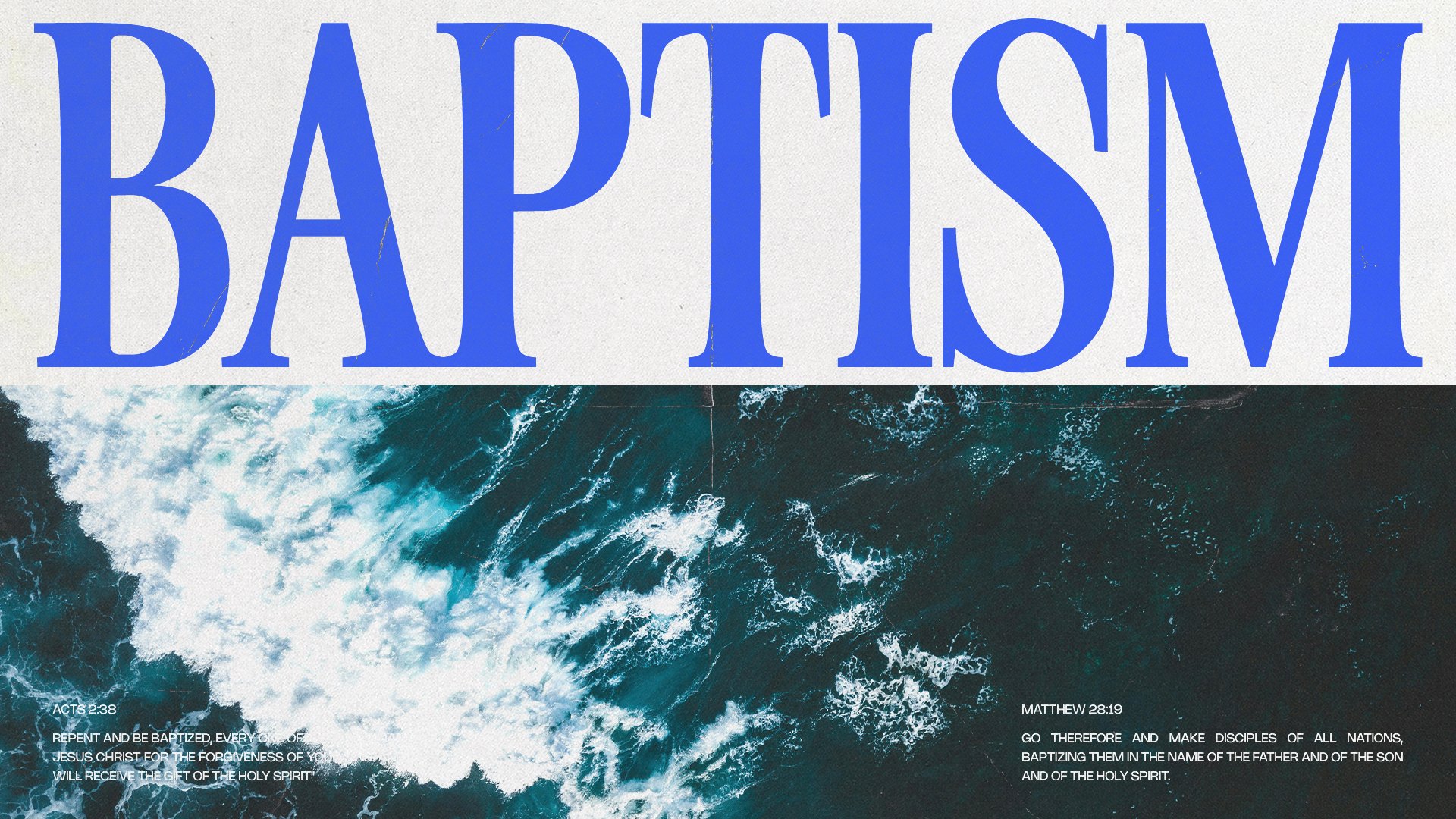 Water Baptisms
