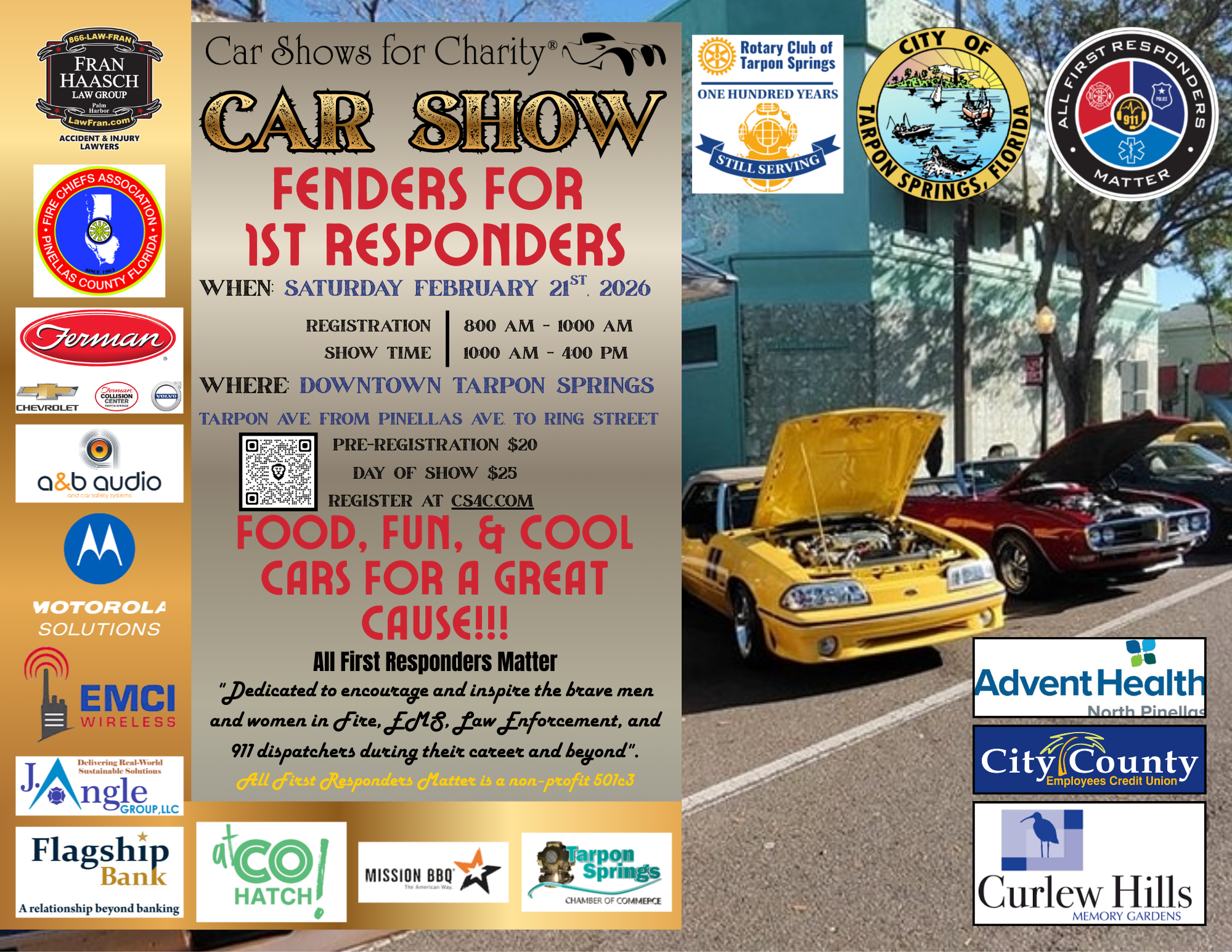 Fenders for First Responders Car Show