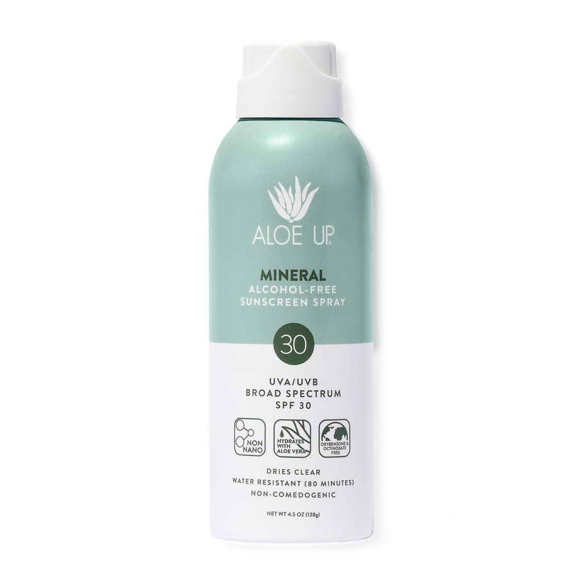 Aloe up mineral sunscreen spray SPF30