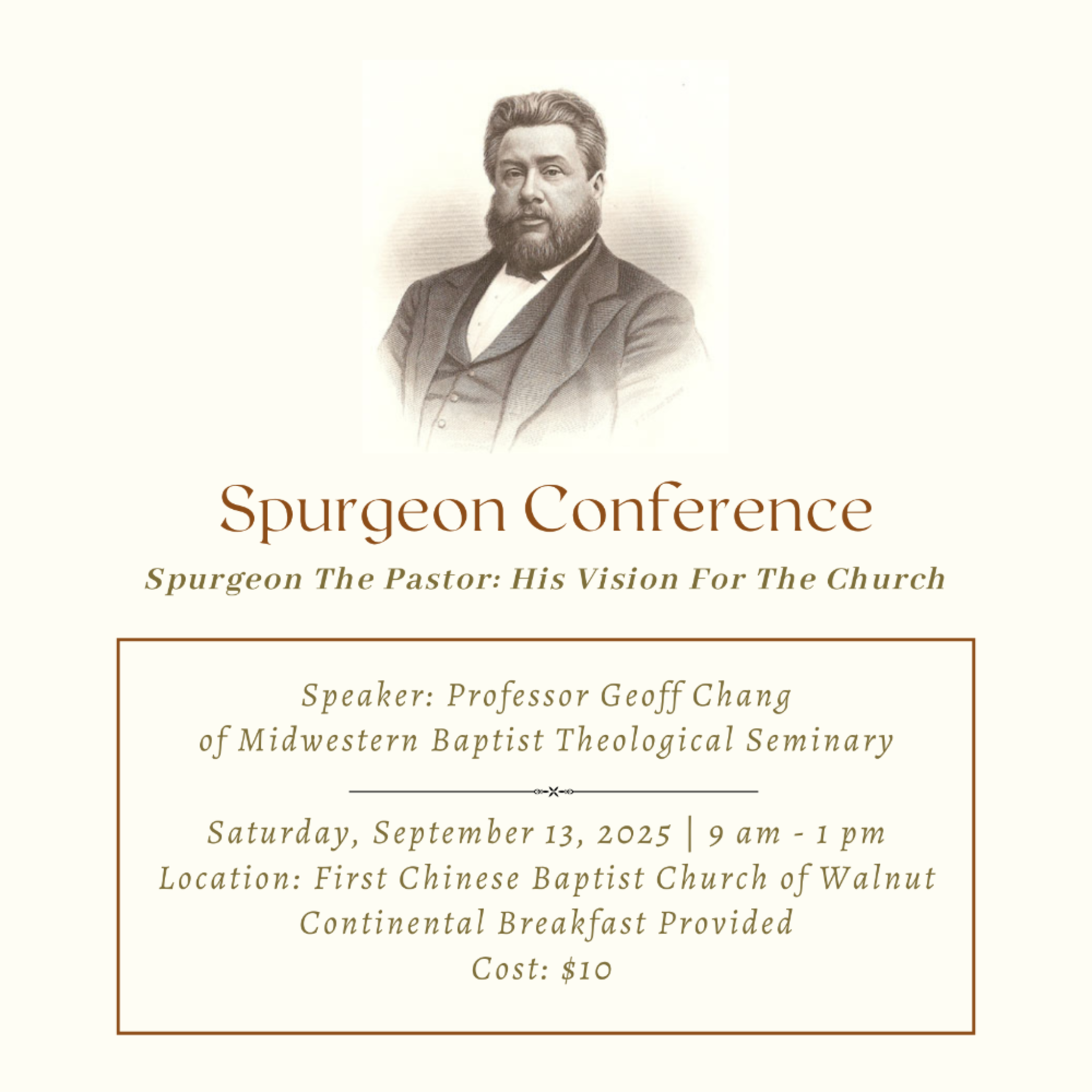 SPURGEON CONFERENCE