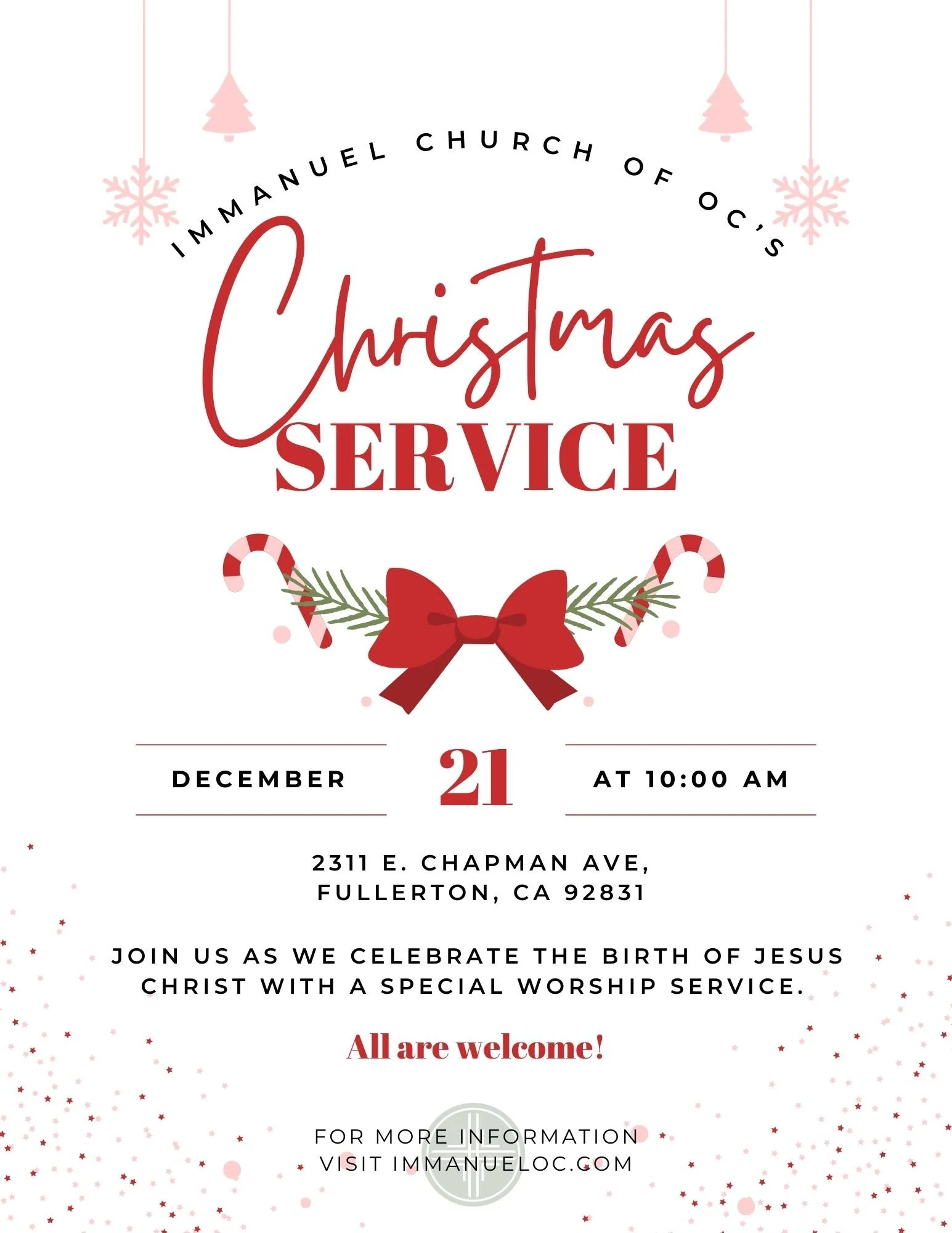 CHRISTMAS SERVICE