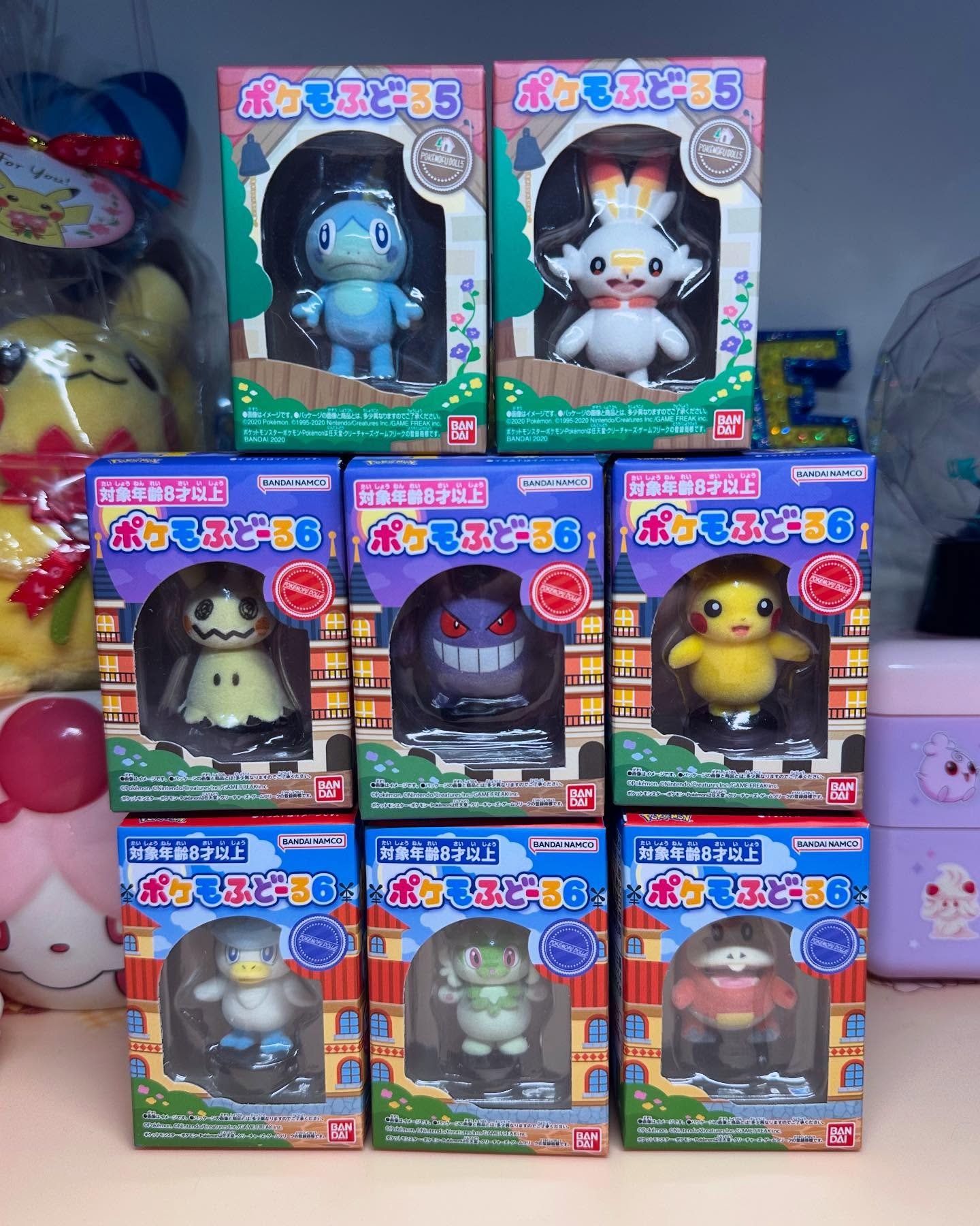 Pok&eacute;mon mascot figures!! ✨
There are so many of these figures that exist and every single one of them is precious.  I&rsquo;ve had Sobble &amp; Scorbunny for a while now but just recently picked up the others through @nycplushiequeen 

♡

♡

♡