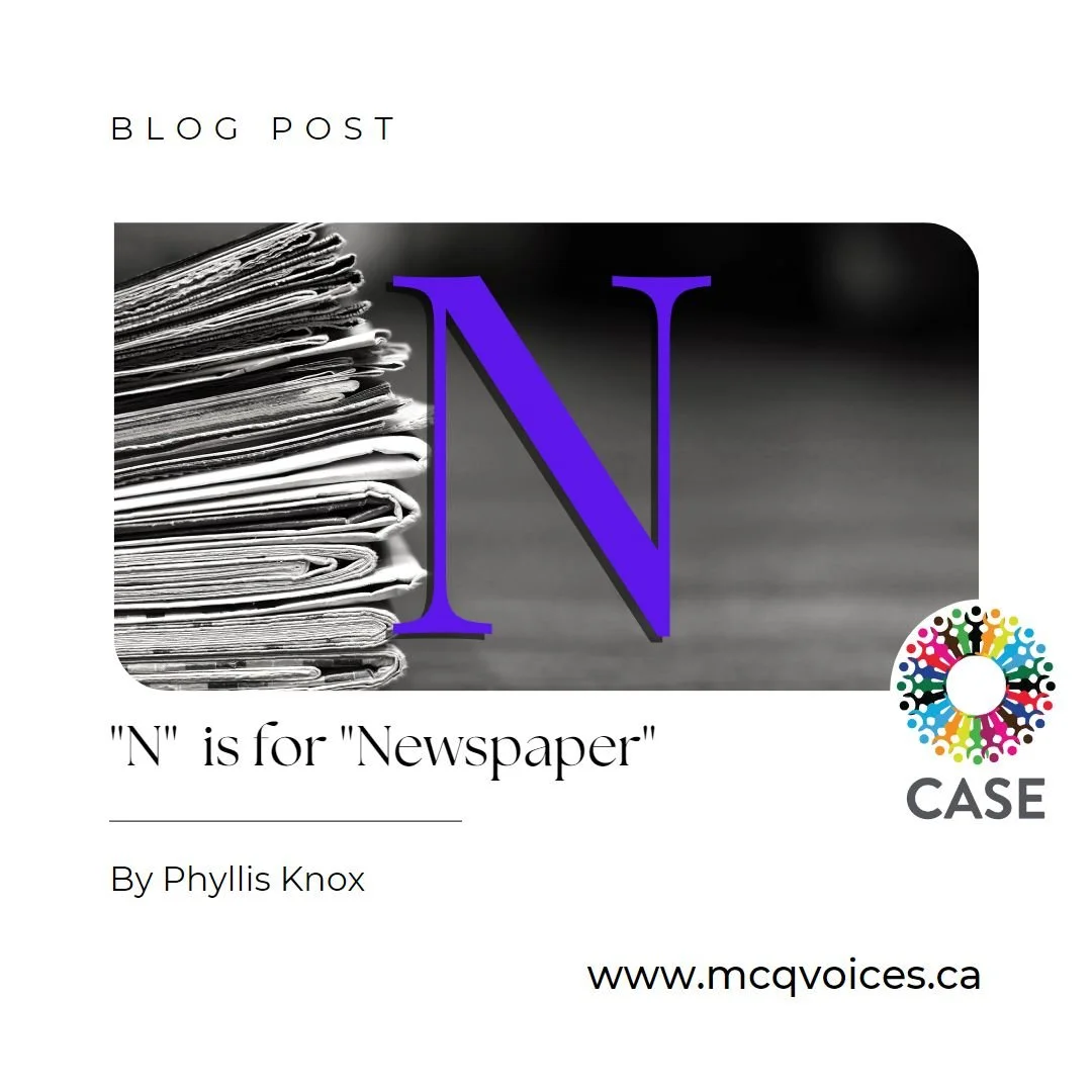 “N” is for “Newspaper”