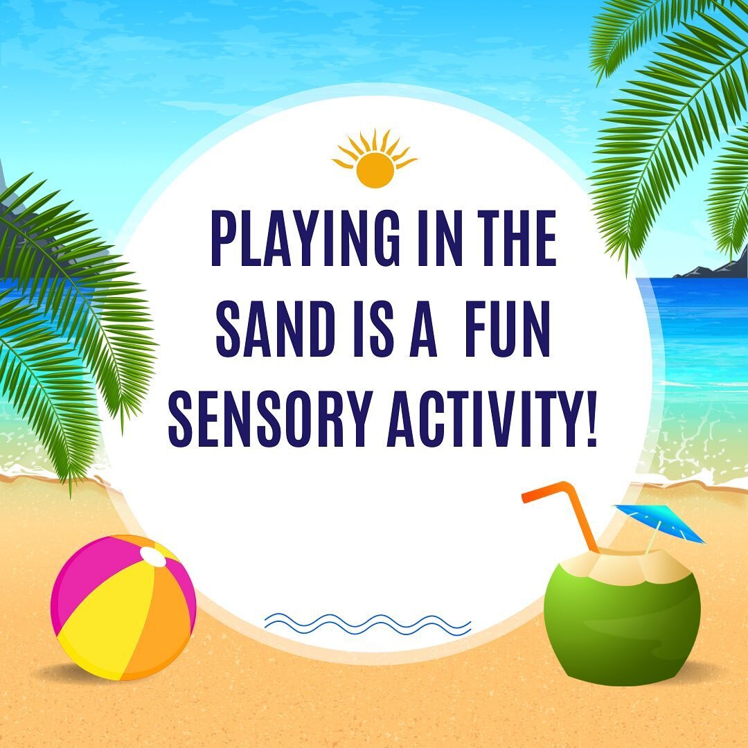Activity inspo for the weekend 😎sand is an awesome sensory tool and is endlessly entertaining for your little one! Give it a try the next time you&rsquo;re at the beach. You can even create your own beach at home with kinetic sand! Kinetic sand is a