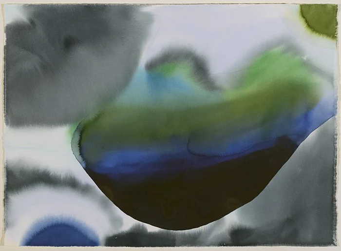 Geography IX, Watercolor on paper, 30in. x 42in., 2022