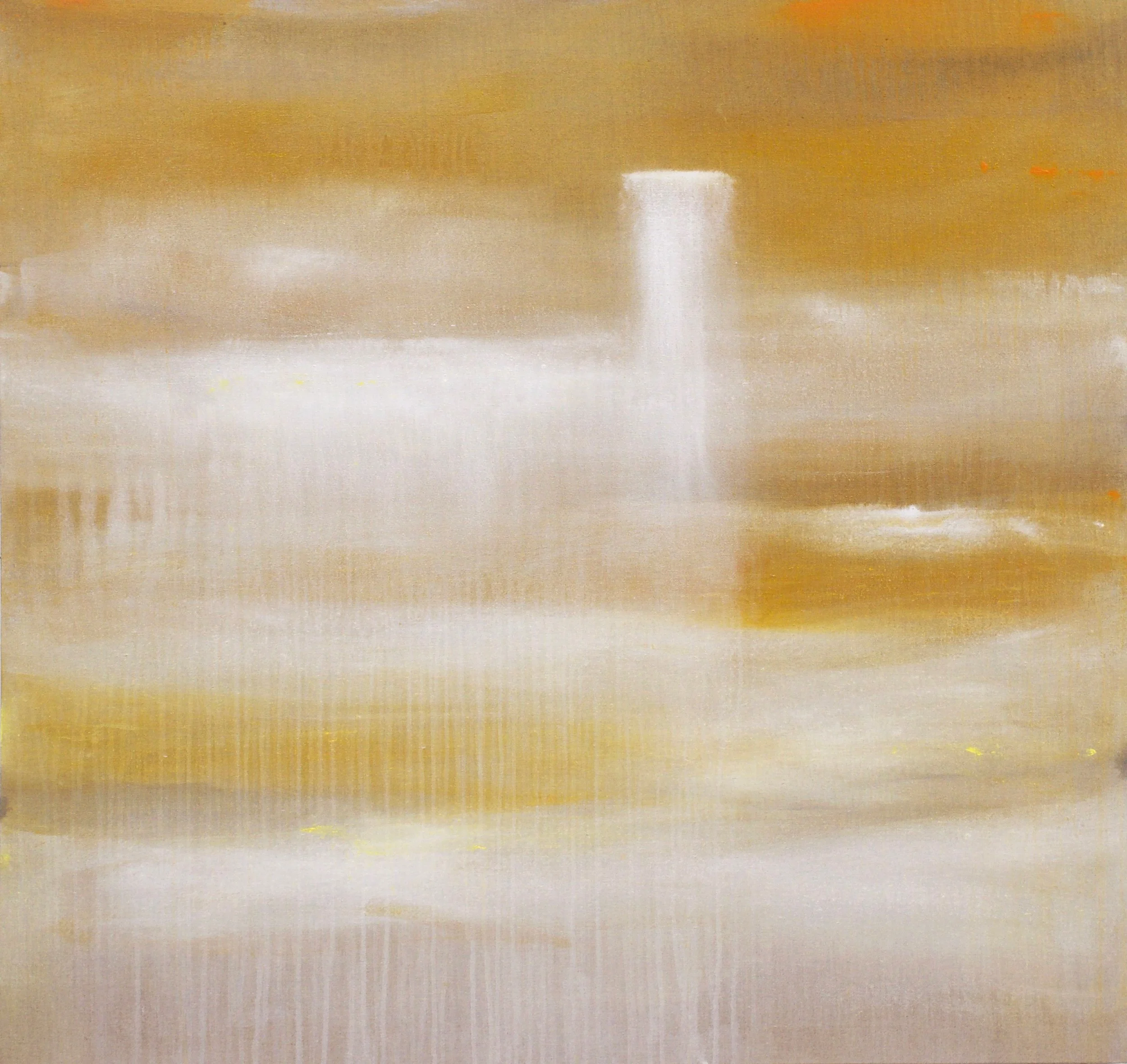 Warmth, Handmade paint on linen over stretcher bars, 42in. x 44in., 2025