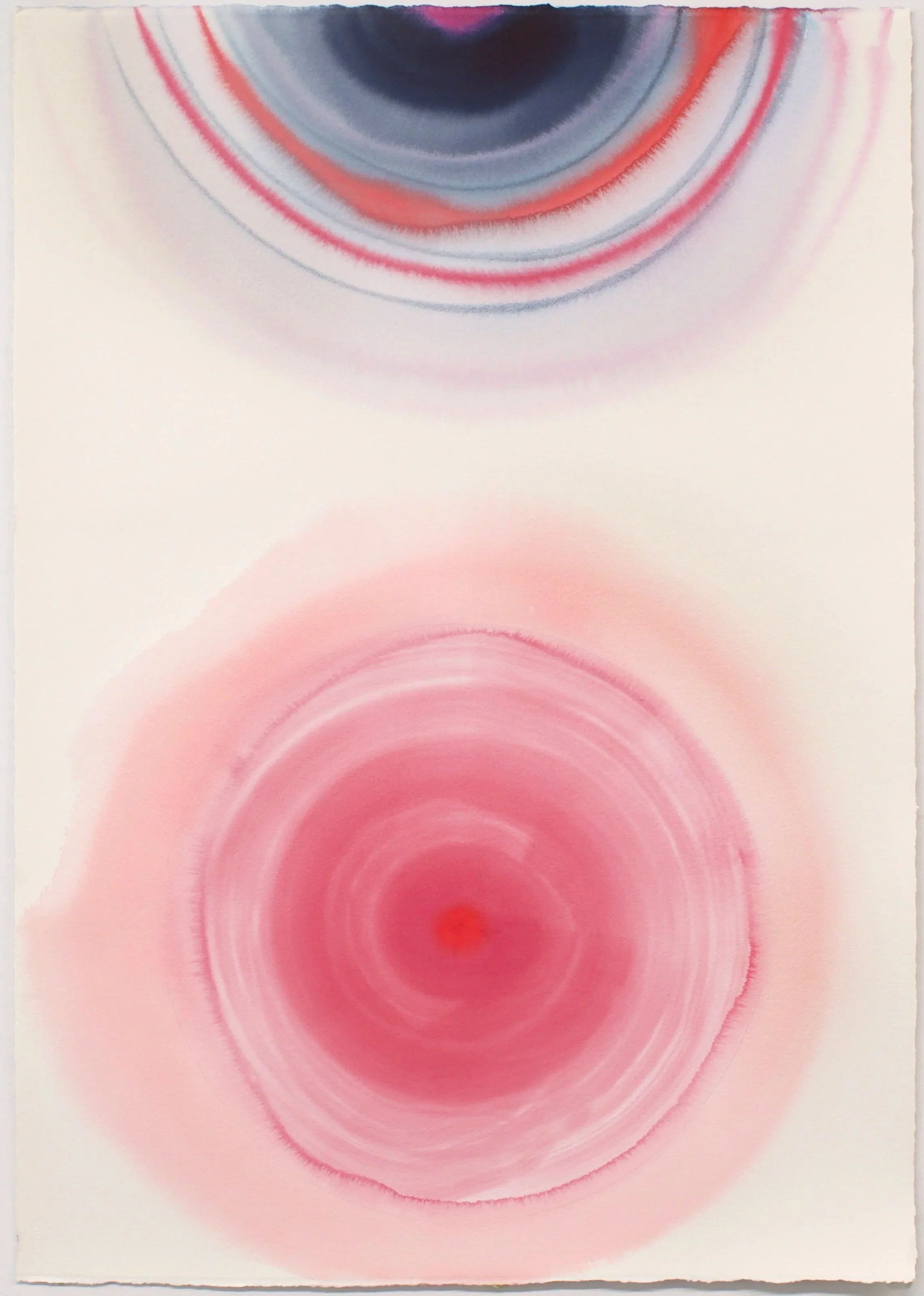 Opening Out III, Watercolor on paper, 42in. x 30in., 2025