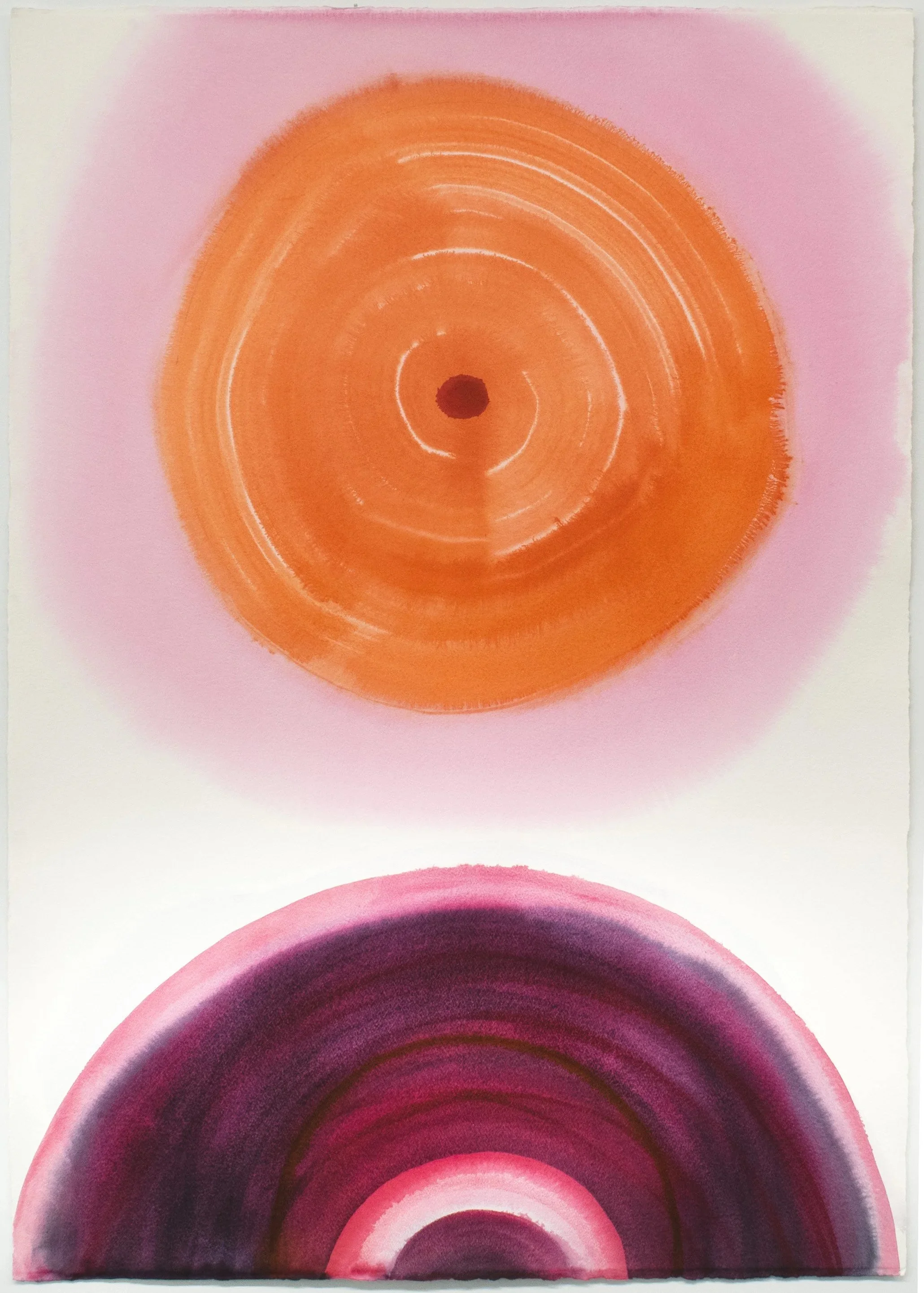Opening Out IV, Watercolor on paper, 42in. x 30in., 2025
