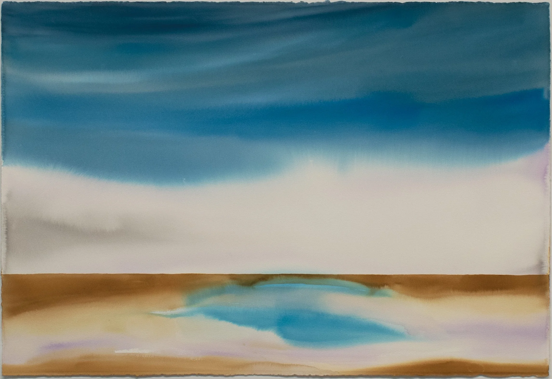 Journeying IX, Watercolor on paper, 40in. x 60in., 2026