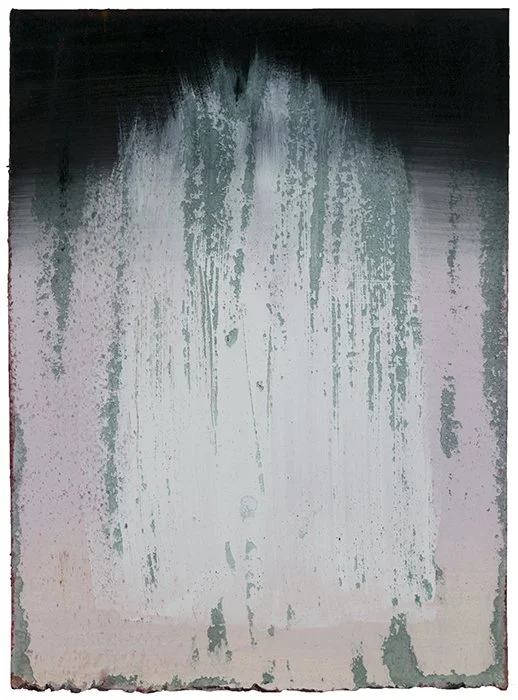 Light Mind IX, Handmade paint on paper, 16.5in. x12in., 2019