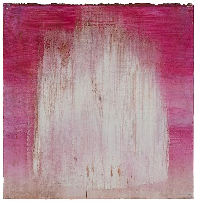 Light Mind I, Handmade paint on plaster on paper, 12.25in. x1 2.75in., 2019