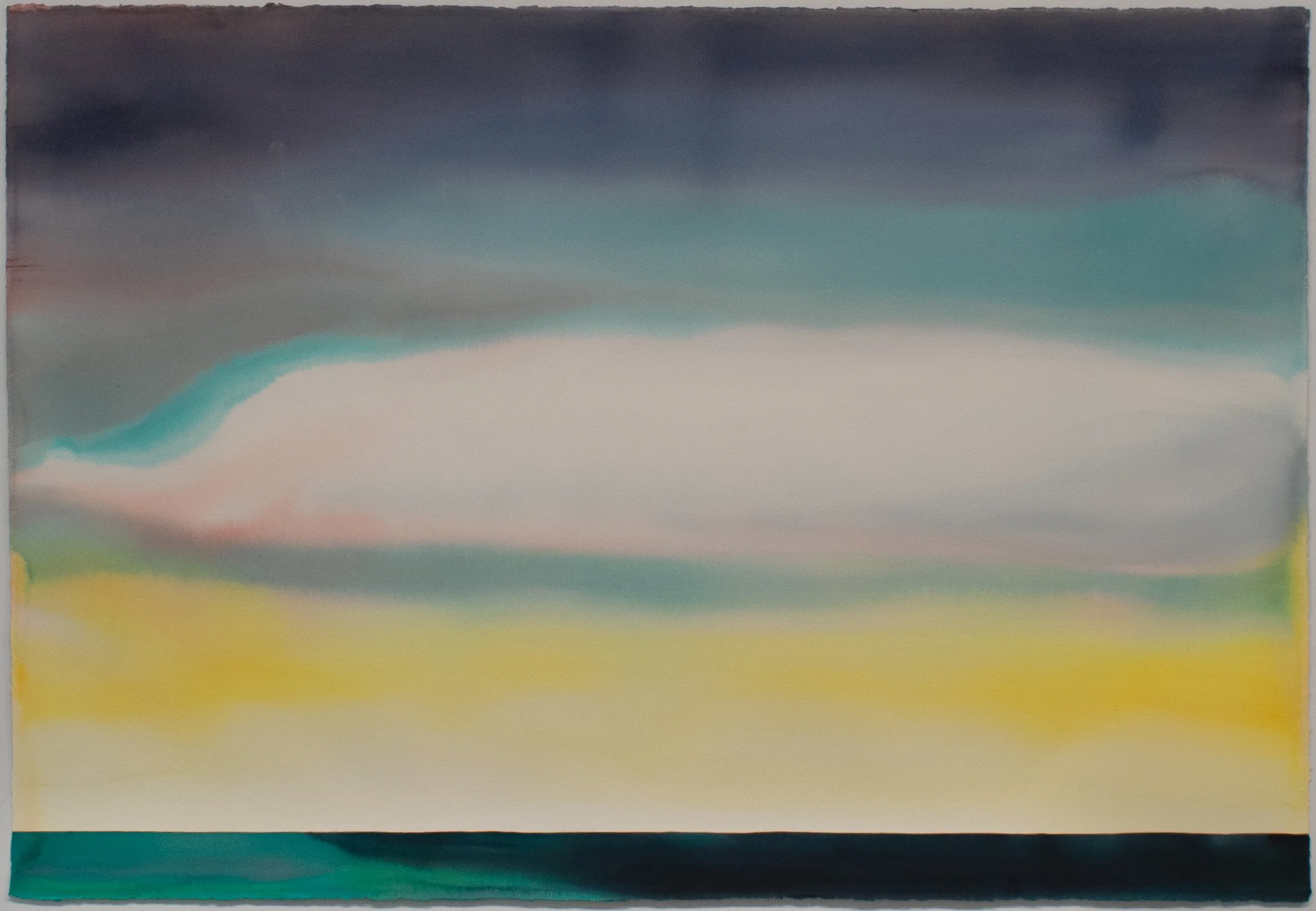 Journeying II, Watercolor on paper, 40in.x 60in., 2026