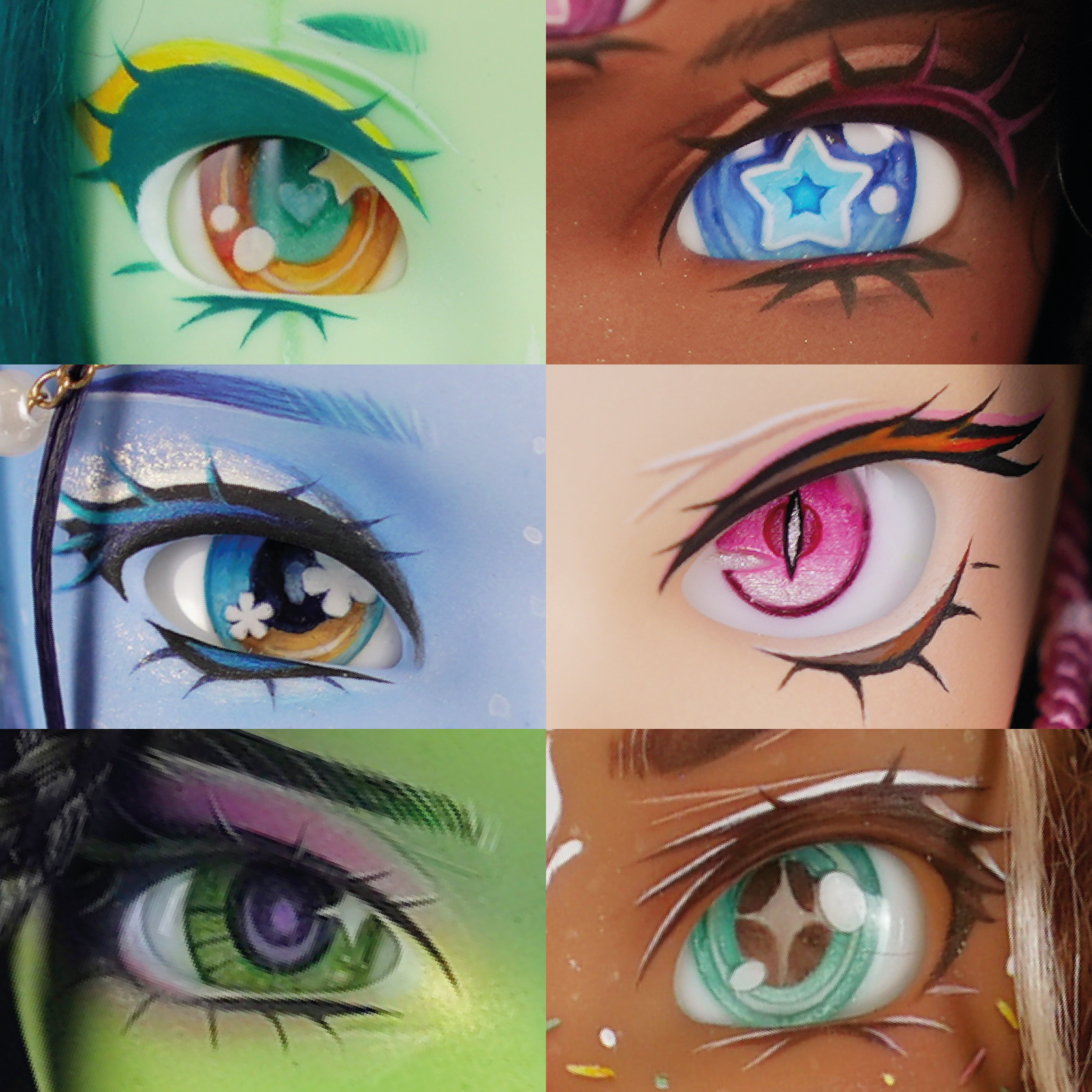 Custom 3D Printed Eyes (1/3 scale) – DIY Blank