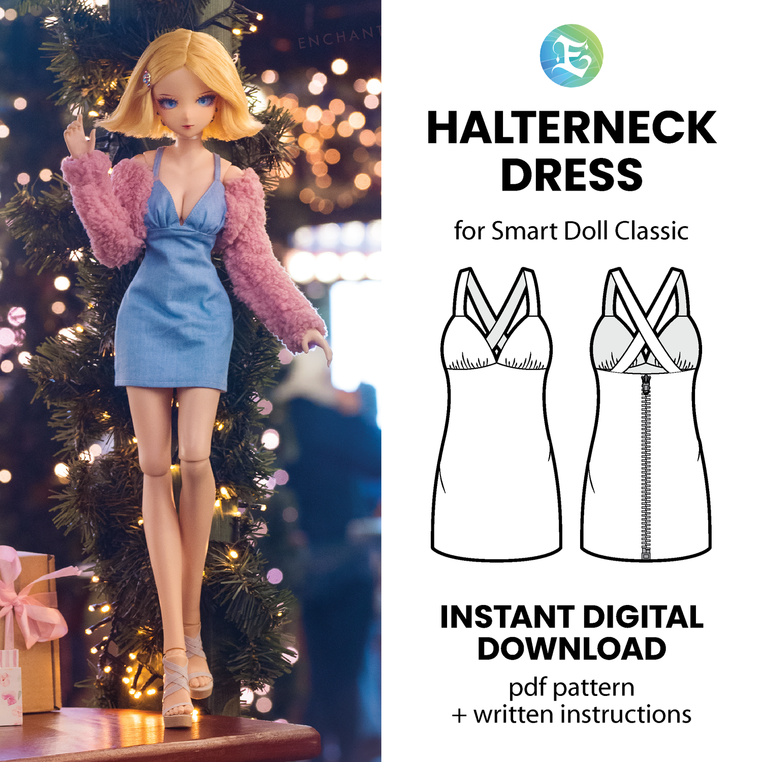 Barbie Dress Pattern Pdf Tutorial Pattern Evening Dress Barbie And
