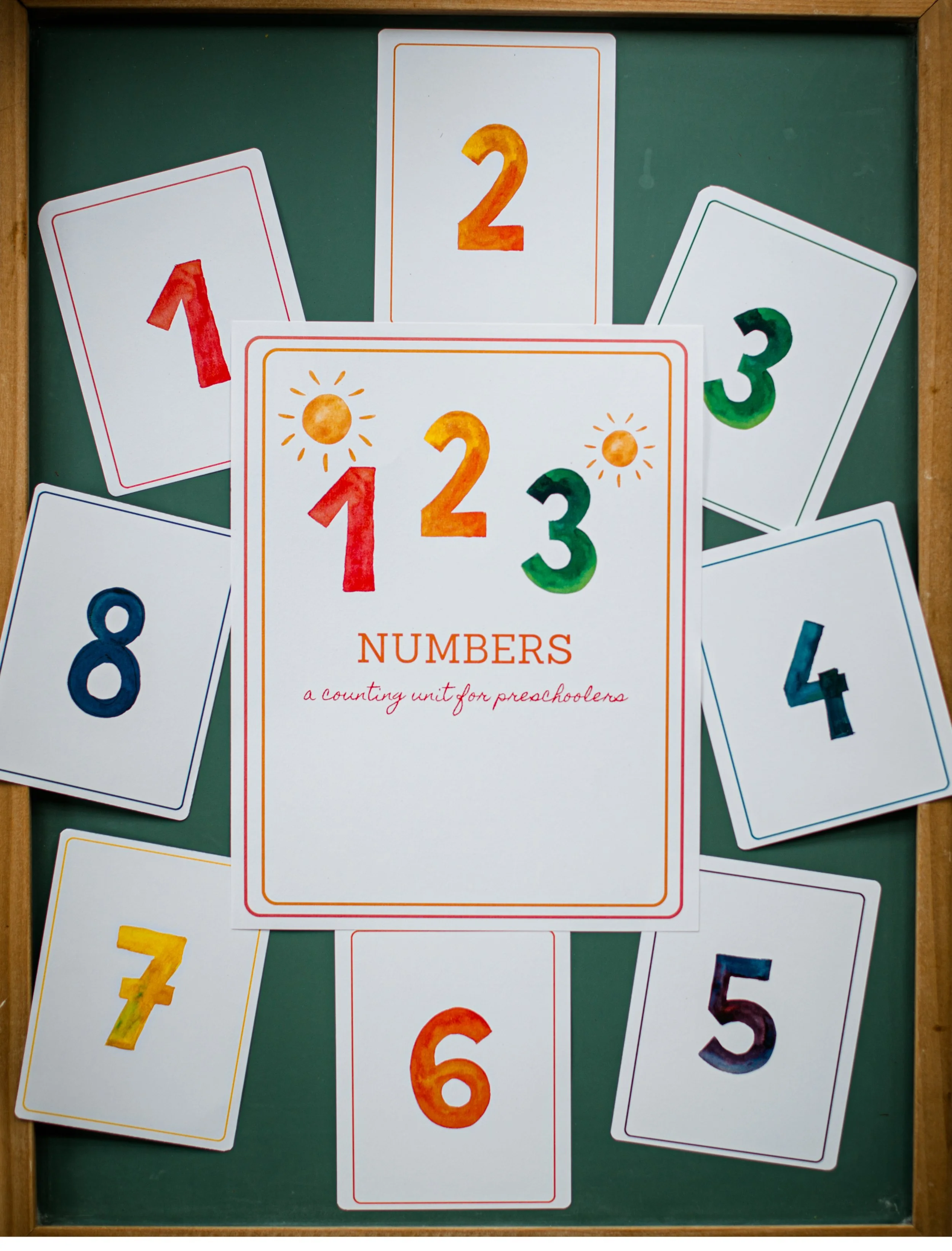 Preschool Numbers Unit Study