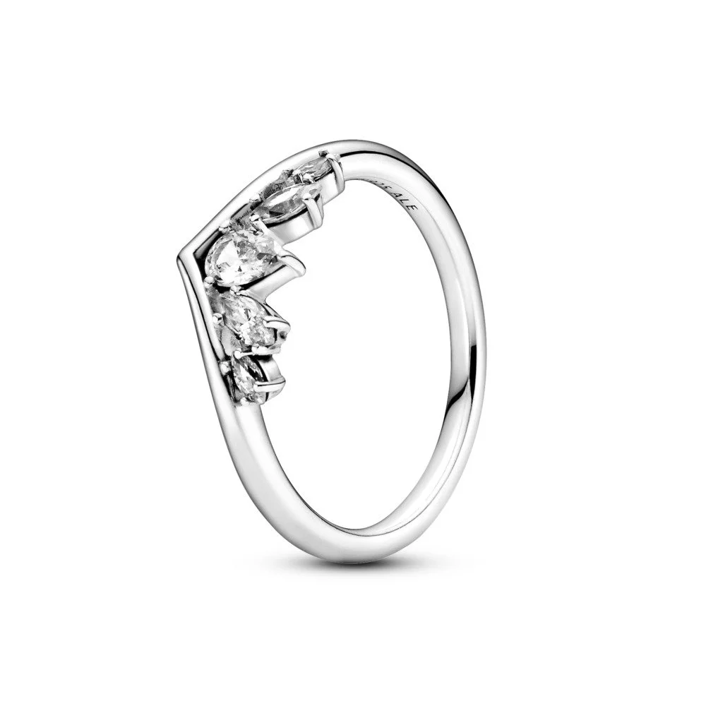 Pear and Marquise Wishbone Ring Size 7 - Final Sale