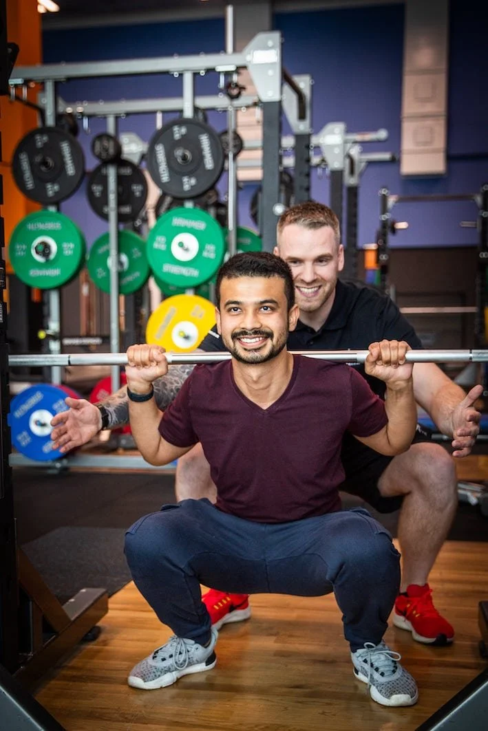 Personal trainer Meadowbank coaching strength training in Meadowbank Sports Centre