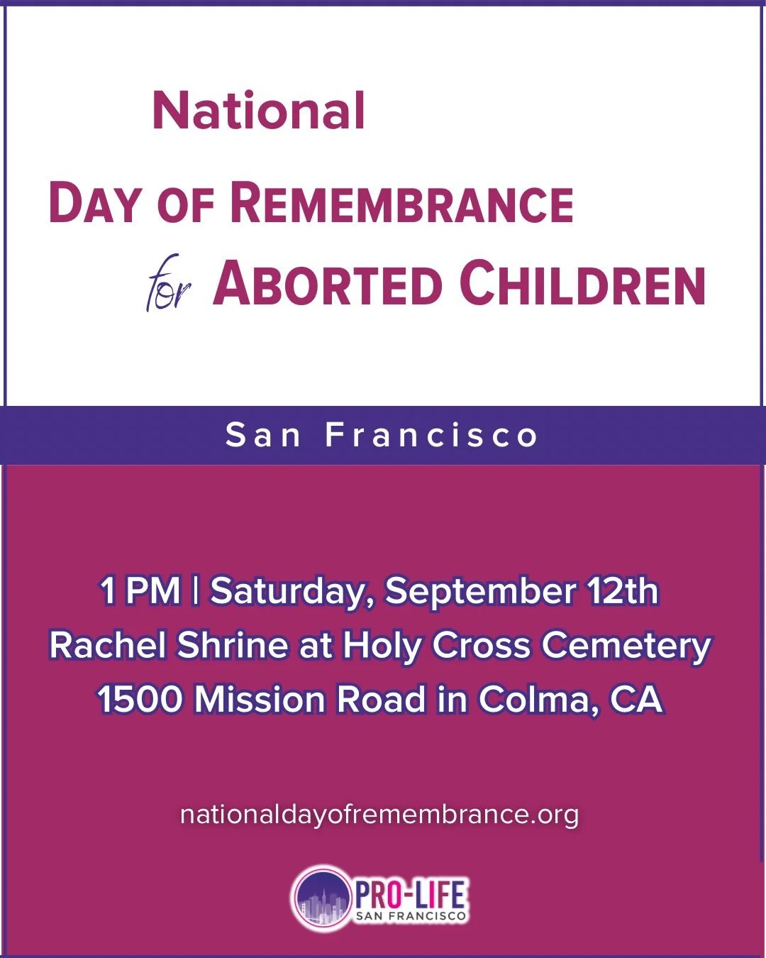 National Day of Remembrance for Aborted Children
