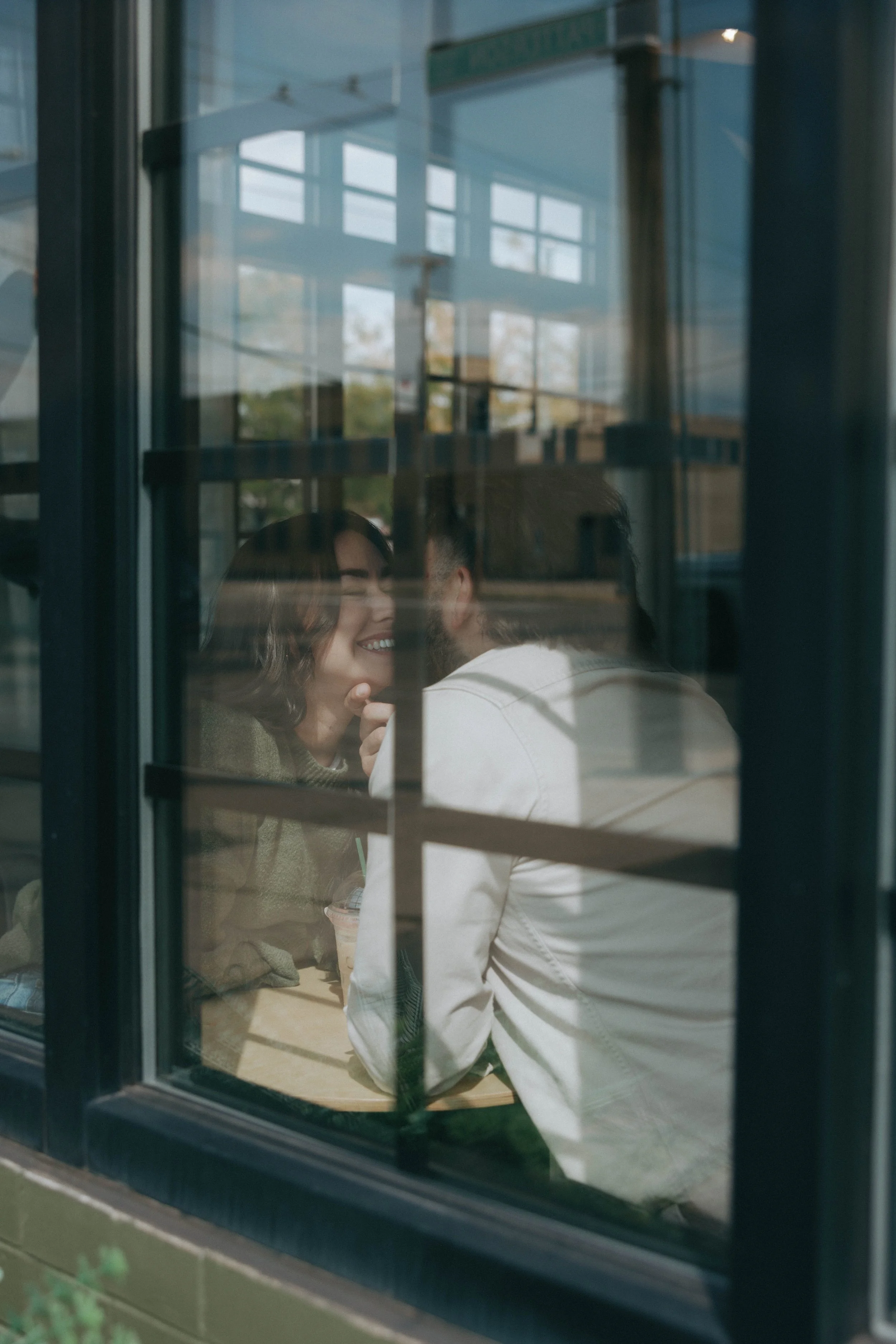 Morning Light &amp; Lattes — An Engagement Session at Midday Coffee in Dayton, Ohio