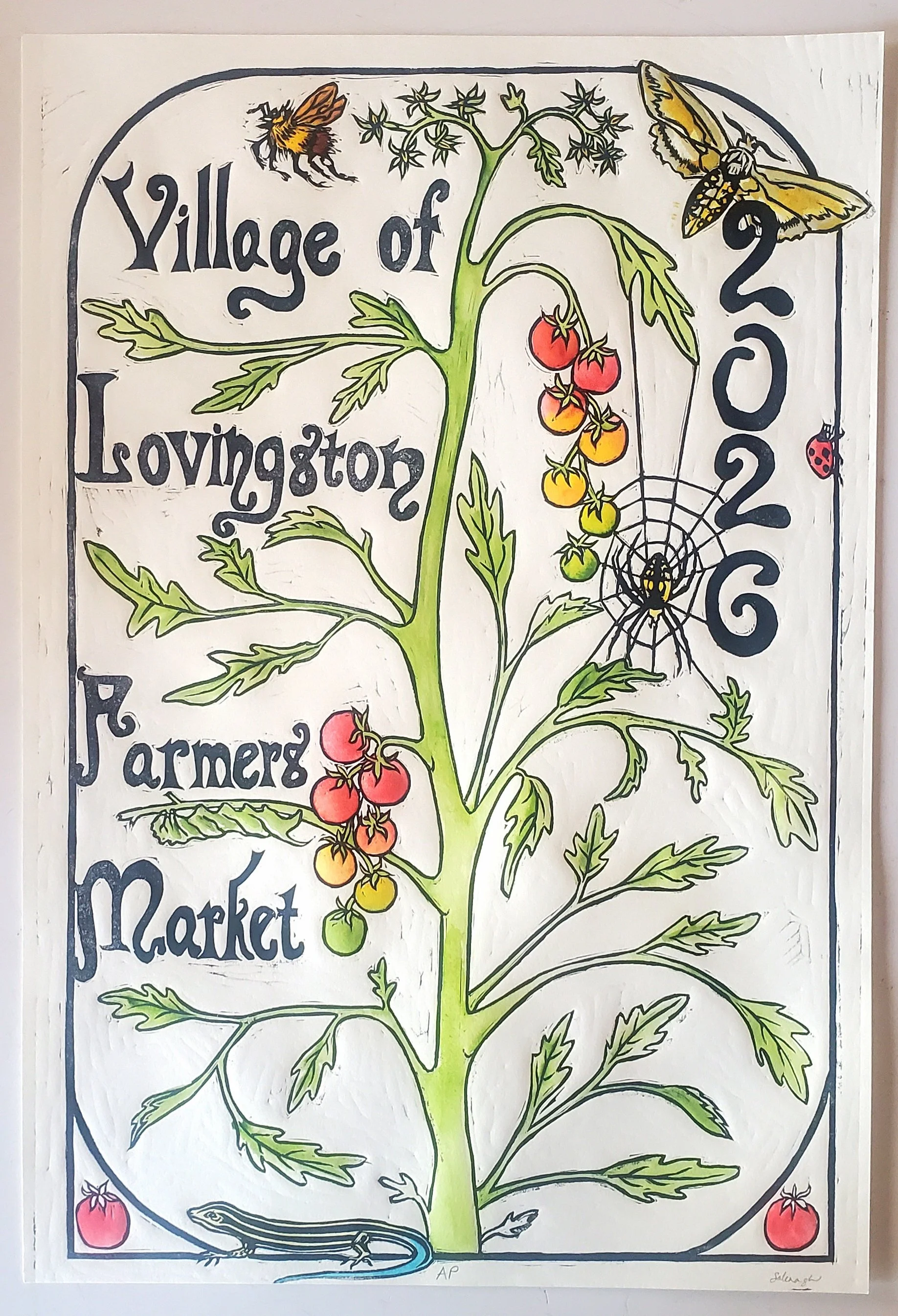 2026 Village of Lovingston Farmers Market Poster