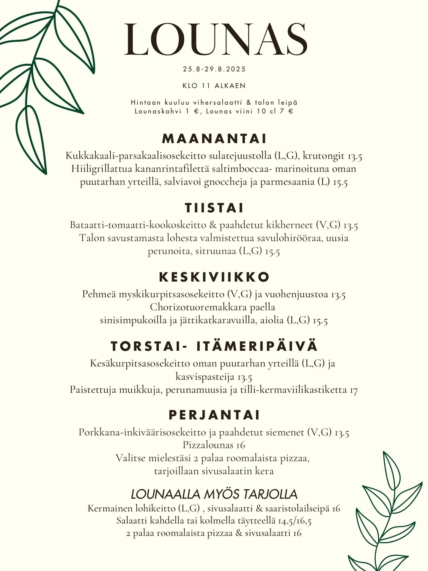 Torstaina vietet&auml;&auml;n It&auml;merip&auml;iv&auml;&auml; 🩵💙🤍 P&auml;iv&auml;n kunniaksi on tarjolla It&auml;merip&auml;iv&auml;n menu, joka juhlistaa meriluontoa sesongin raaka-aineilla, suomalaisella kalalla ja oman puutarhamme yrteill&aum