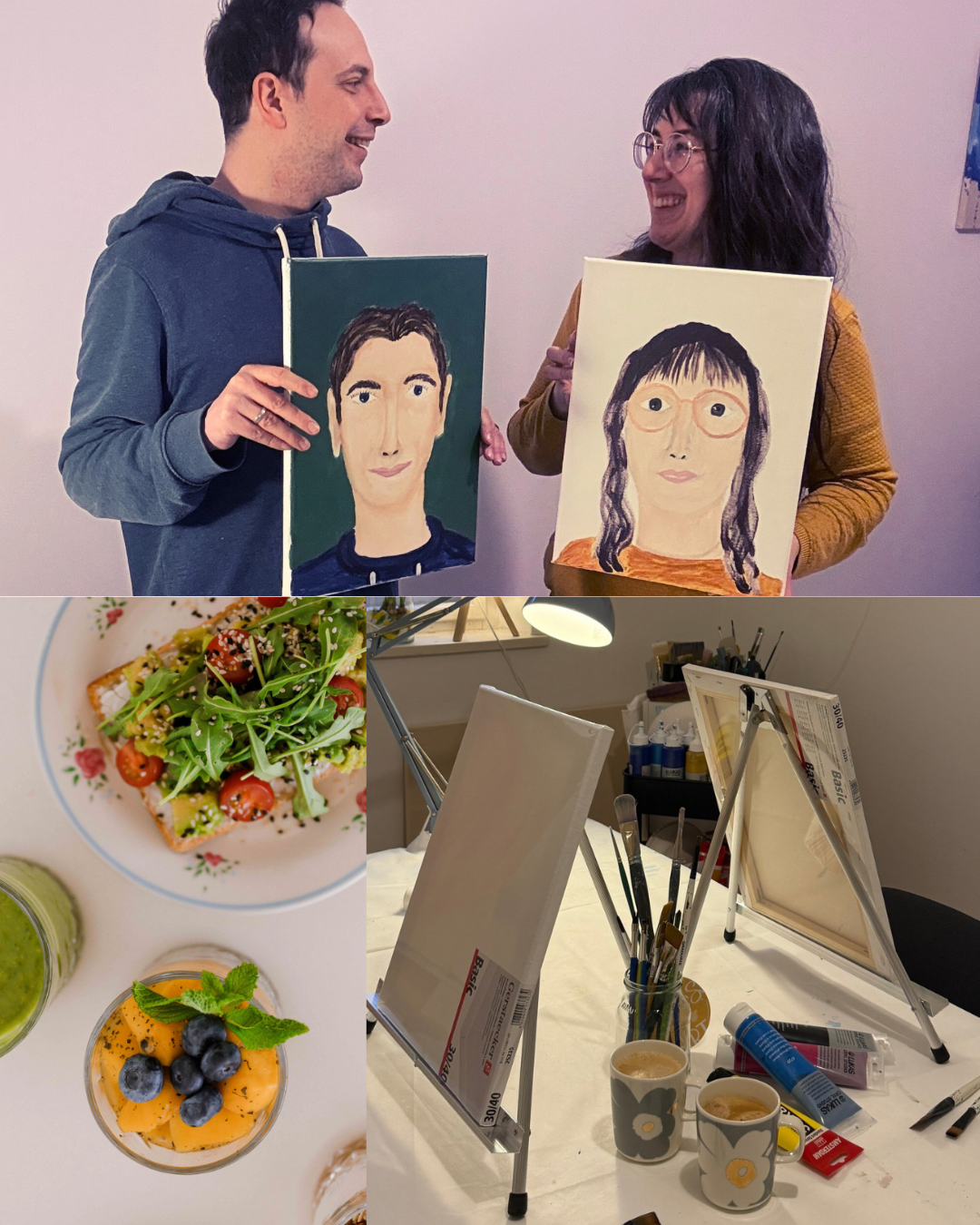 Paint your friend workshop- Valentines day Special with Enilas Art