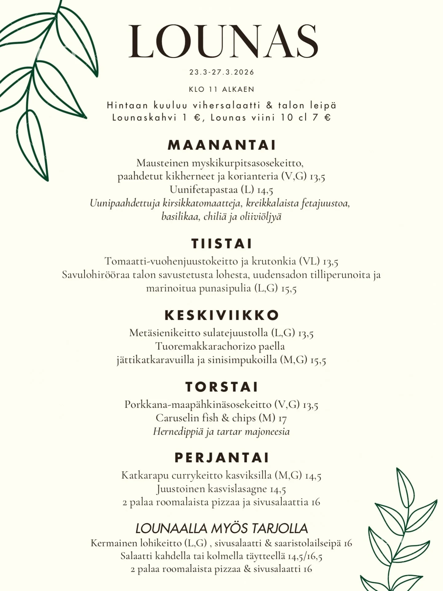 Ihanaa viikkoa kaikille🌷☀️