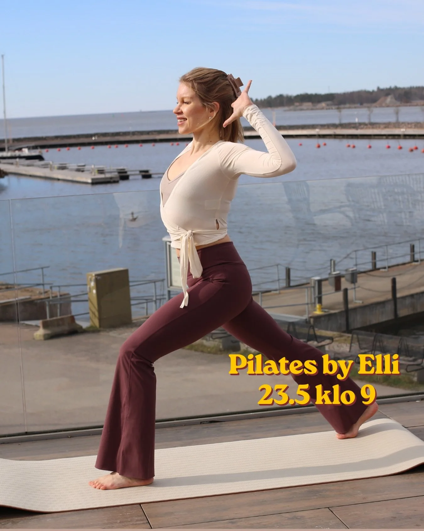 23.5. Core &amp; Booty Pilates ja brunssi meren &auml;&auml;rell&auml; 🌸

Tervetuloa k&auml;ynnist&auml;m&auml;&auml;n kes&auml; lempe&auml;n tehokkaalla Pilates Core &amp; Booty -tunnilla ja raikkaalla brunssilla meren &auml;&auml;rell&auml; Cafe C