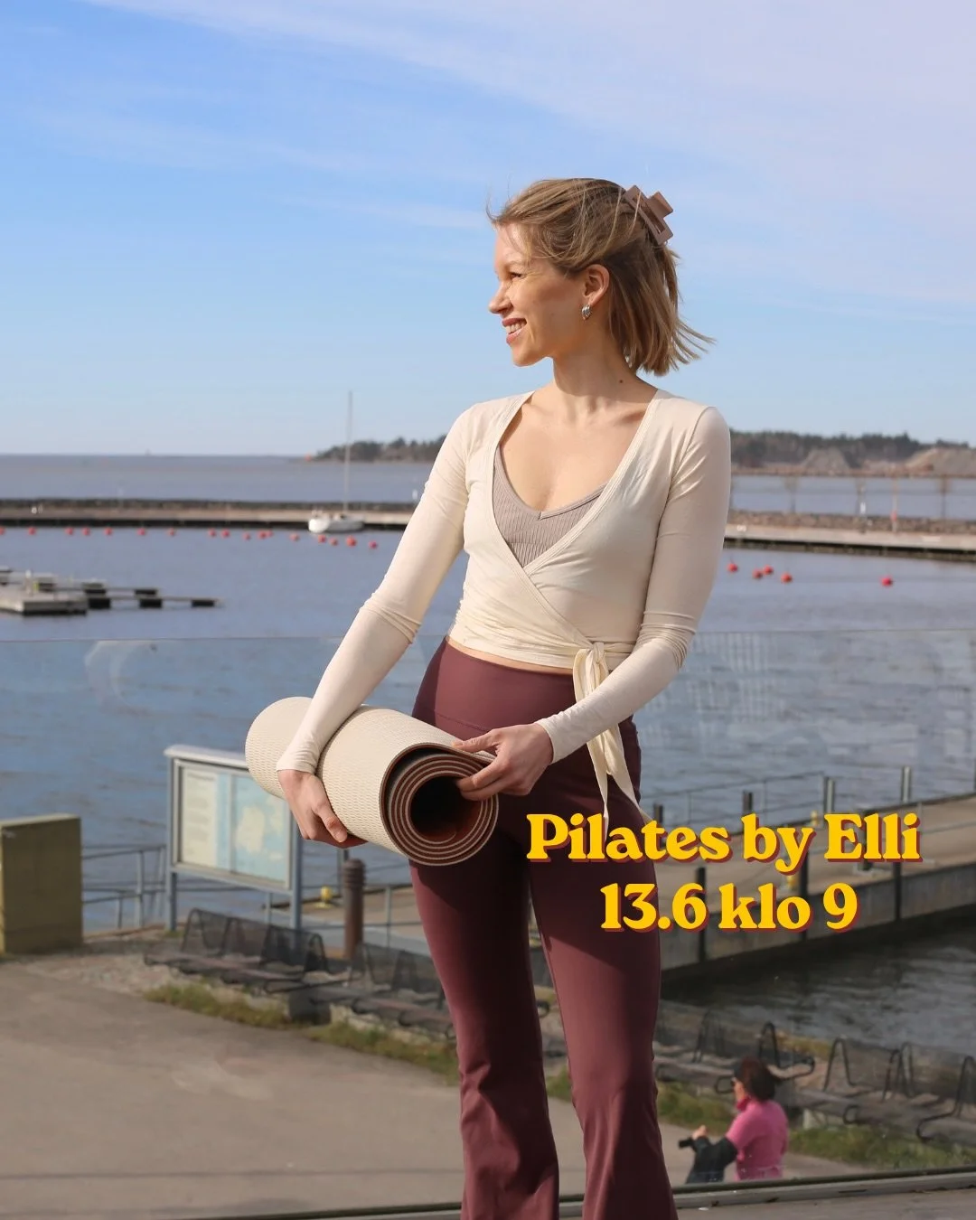 Pilates by Elli: Flow &amp; brunssi meren &auml;&auml;rell&auml; 🦋🌸

Tervetuloa rauhoittumaan ja viritt&auml;ytym&auml;&auml;n kes&auml;&auml;n lempe&auml;n Pilates Flow -harjoituksen ja herkullisen brunssin parissa Cafe Caruselissa. T&auml;m&auml;