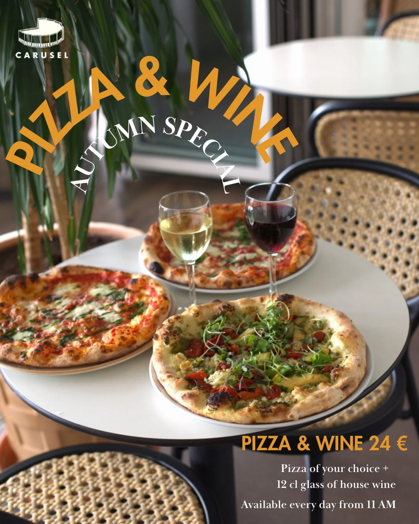 September 1st is here (but summer isn&rsquo;t officially over yet) and we&rsquo;ve got a deal for you! 
P.S. Our round pizzas are back on the menu🍕🍷