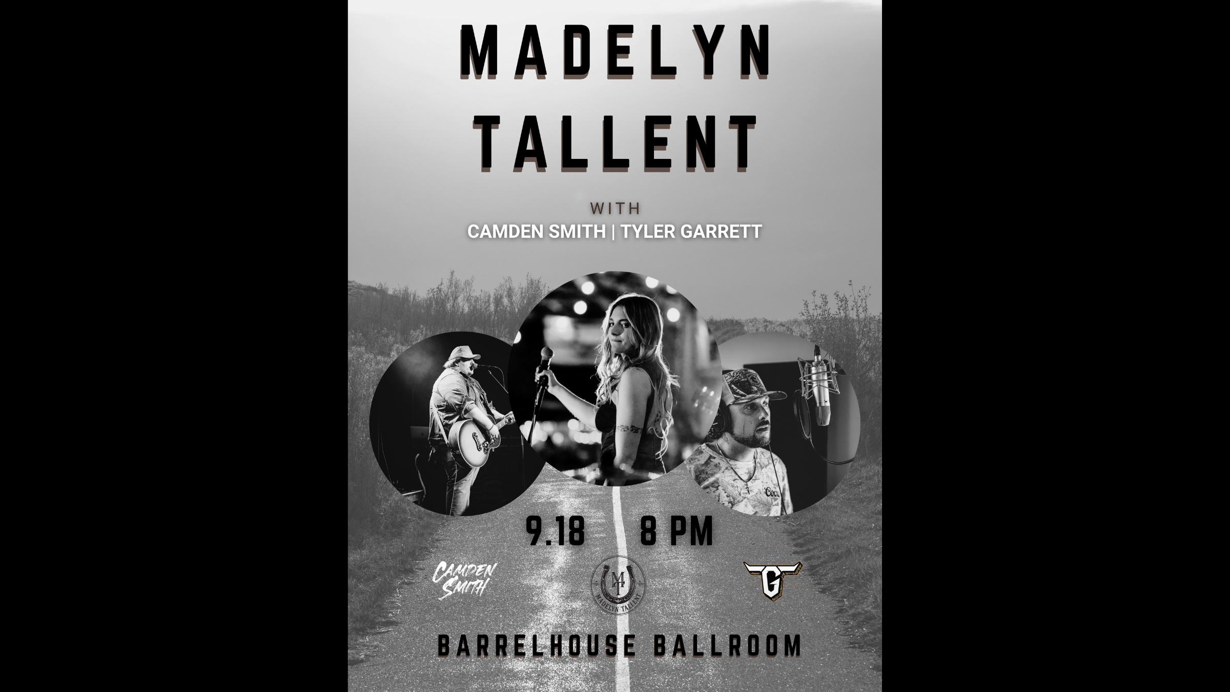 Madelyn Tallent with Camden Smith and Tyler Garrett 