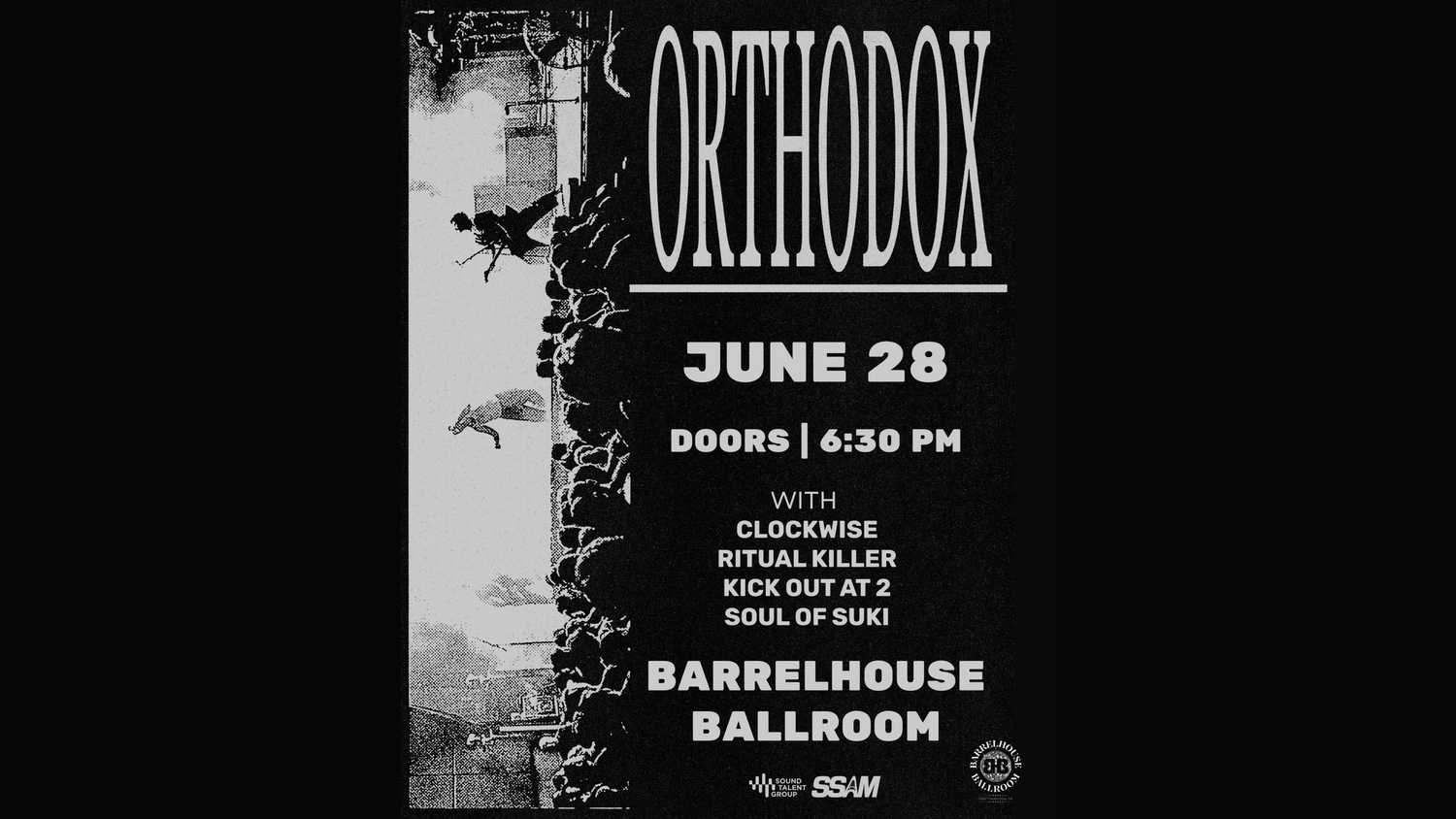 Orthodox — Barrelhouse Ballroom