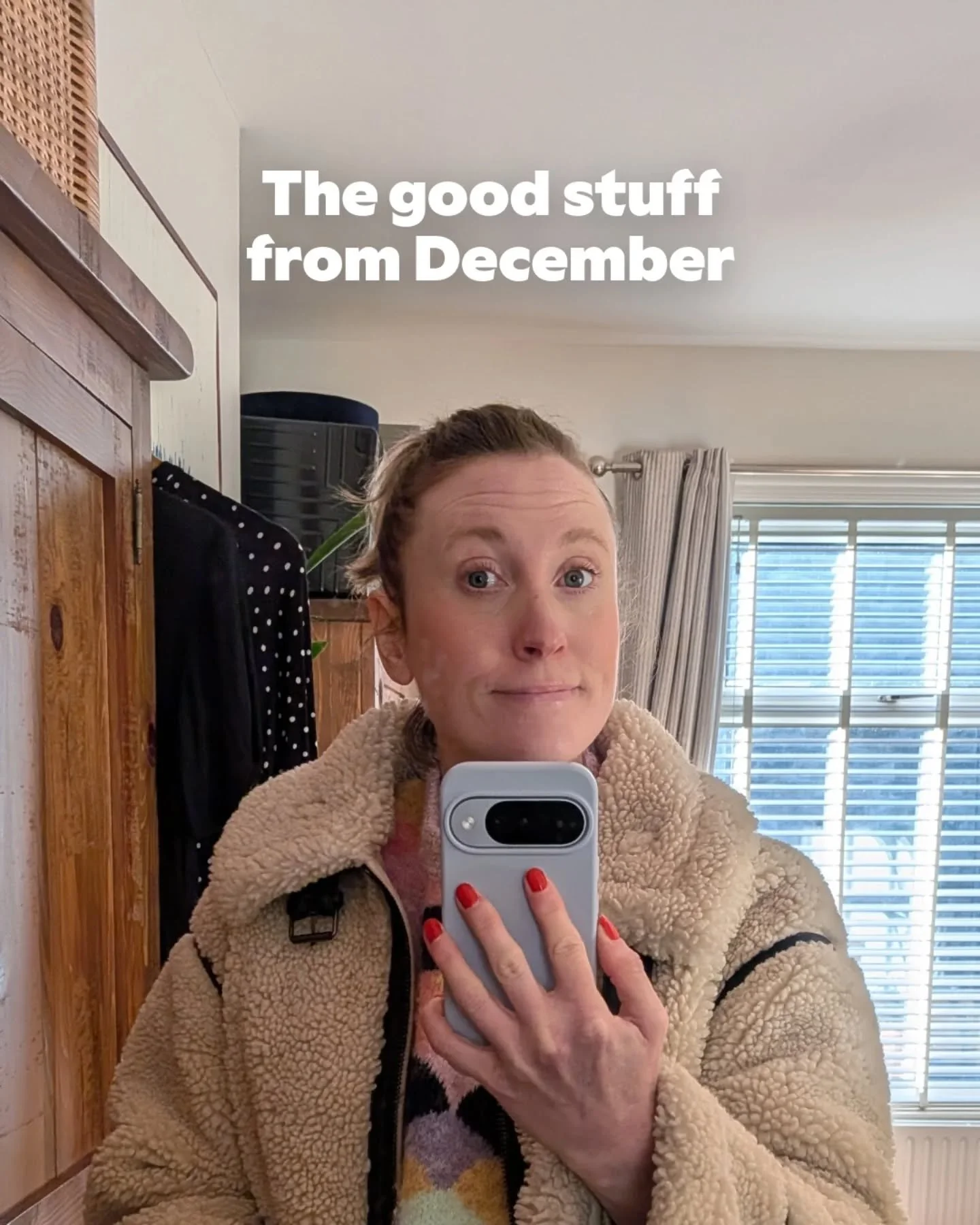 This month brought me a lot of socialising. These are the good bits from December: 

&ndash; celebrating Laura's birthday 
&ndash; My final coaching session of the year
&ndash; co-working and chats with my community
&ndash; an early morning run with 
