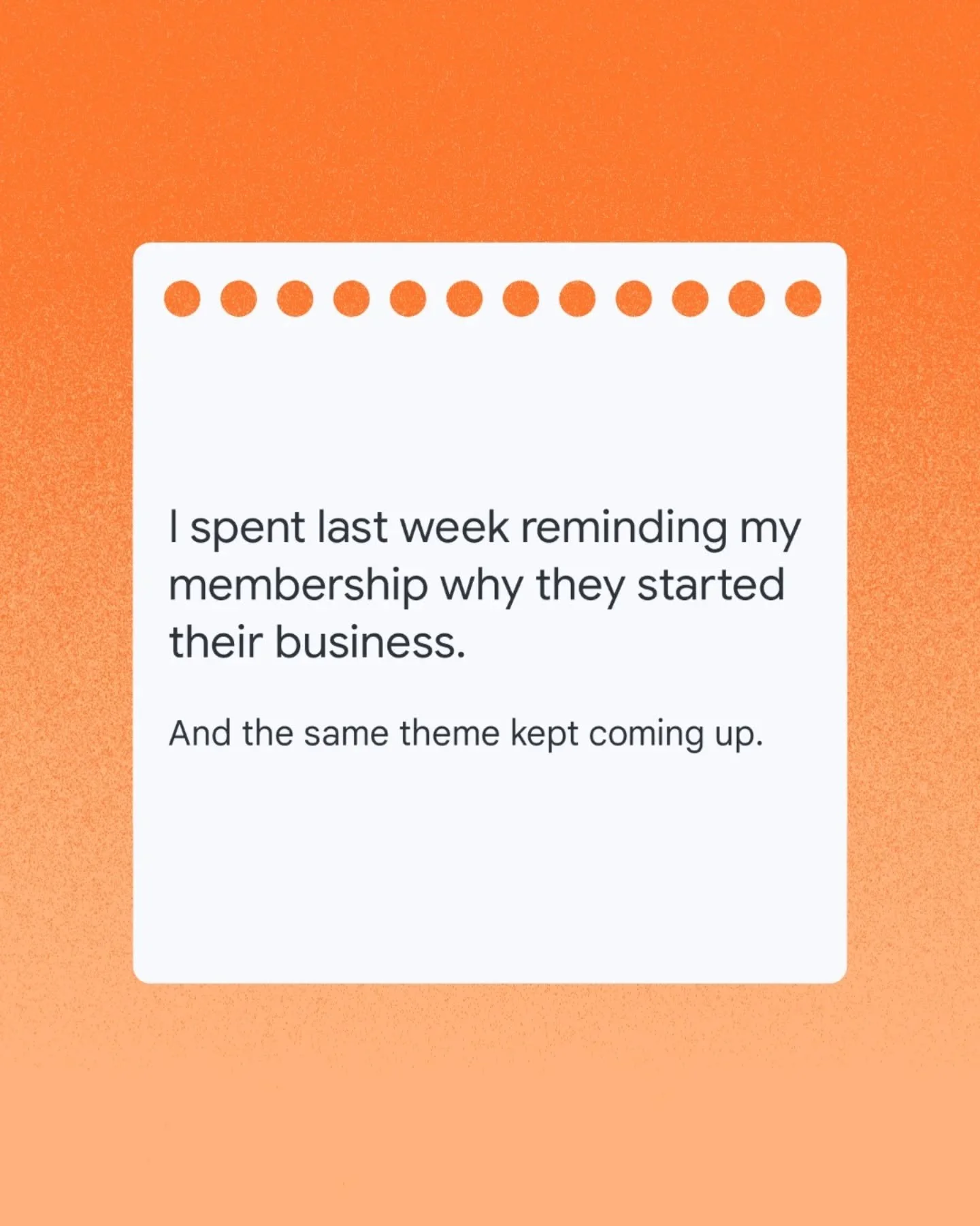 I always begin any work on my brand by reminding myself of my why. It&rsquo;s something I come back to regularly because it helps me make decisions in my business without constantly second guessing myself.

If you're ready to make intentional decisio