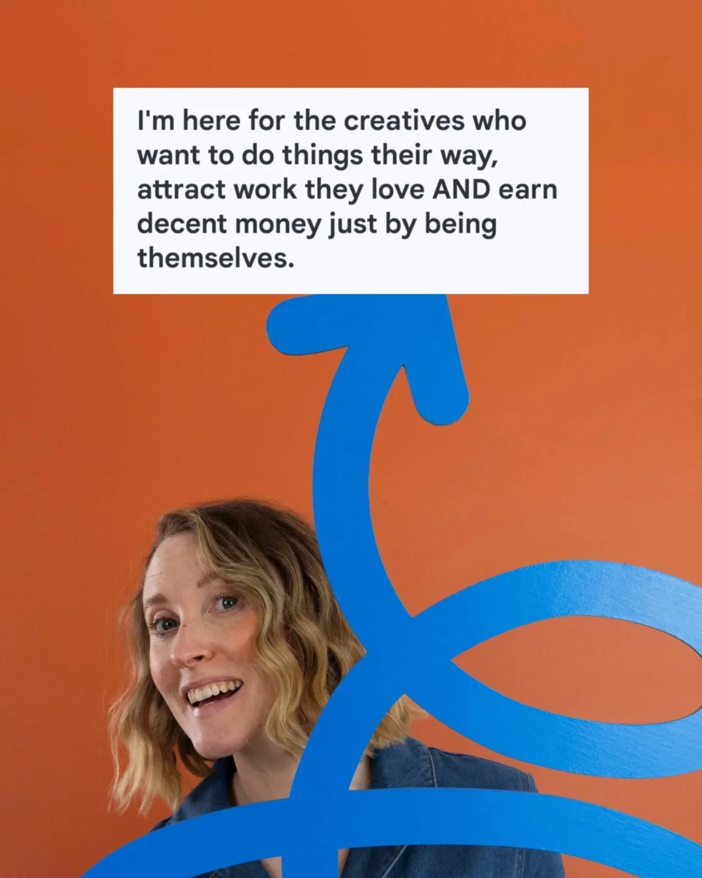 There's a reason why I care so much about helping creatives do business their way. It's cause I'm one too - and I've been there.

You know when you're going round the houses and something's been there all along? I've always worked with creatives but 