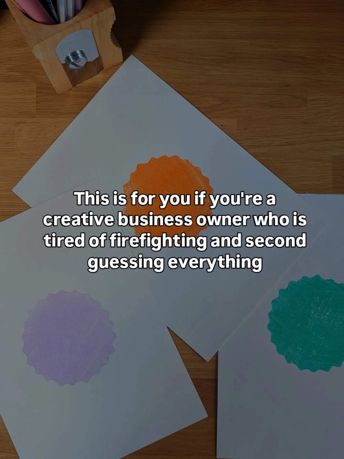 When you started your business to be in control of how you work and what you work on, it can feel exhausting and endlessly deflating when that&rsquo;s not how it ends up.

You end up reacting to what comes in, second guessing everything, and not real