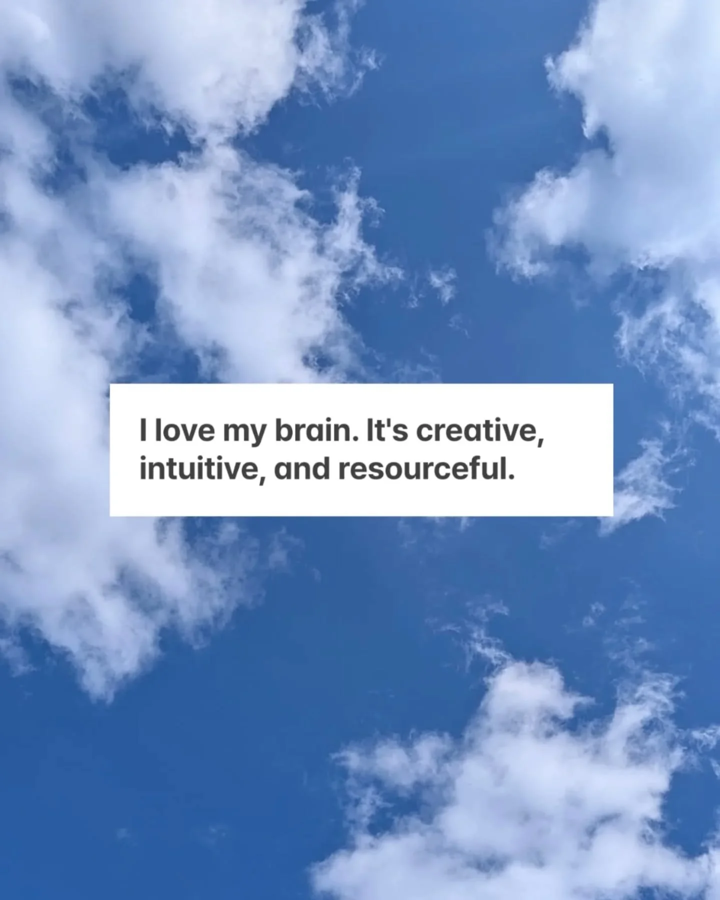 My brain can sometimes go wild. I use both sides of it and that's brilliant, but over the years I've found it can send me into a deep spiral.

But thanks to my logical tendencies, I've developed some brilliant systems over the years to use my brain i