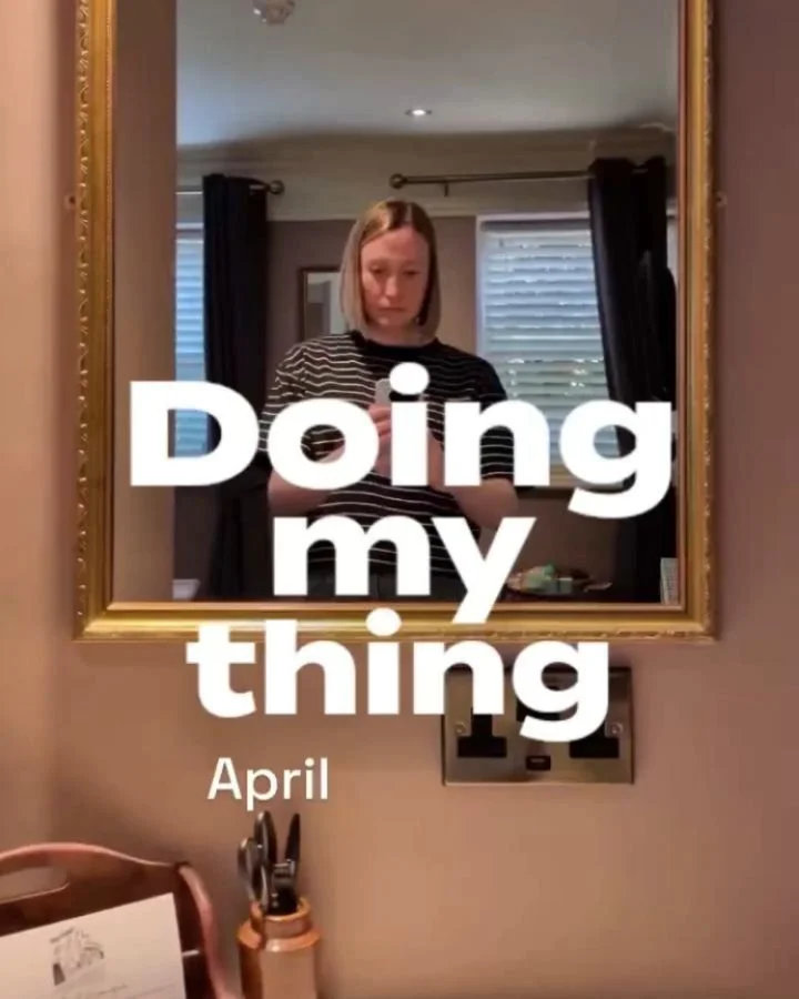 A reflection and lessons learnt from April. Reposted after Insta wiped all my copy 🫠

I didn't intend this to be as reflective or soppy as it might be 😂

Lots of good lessons and reminders in this month's reflections and great learnings I'm taking 